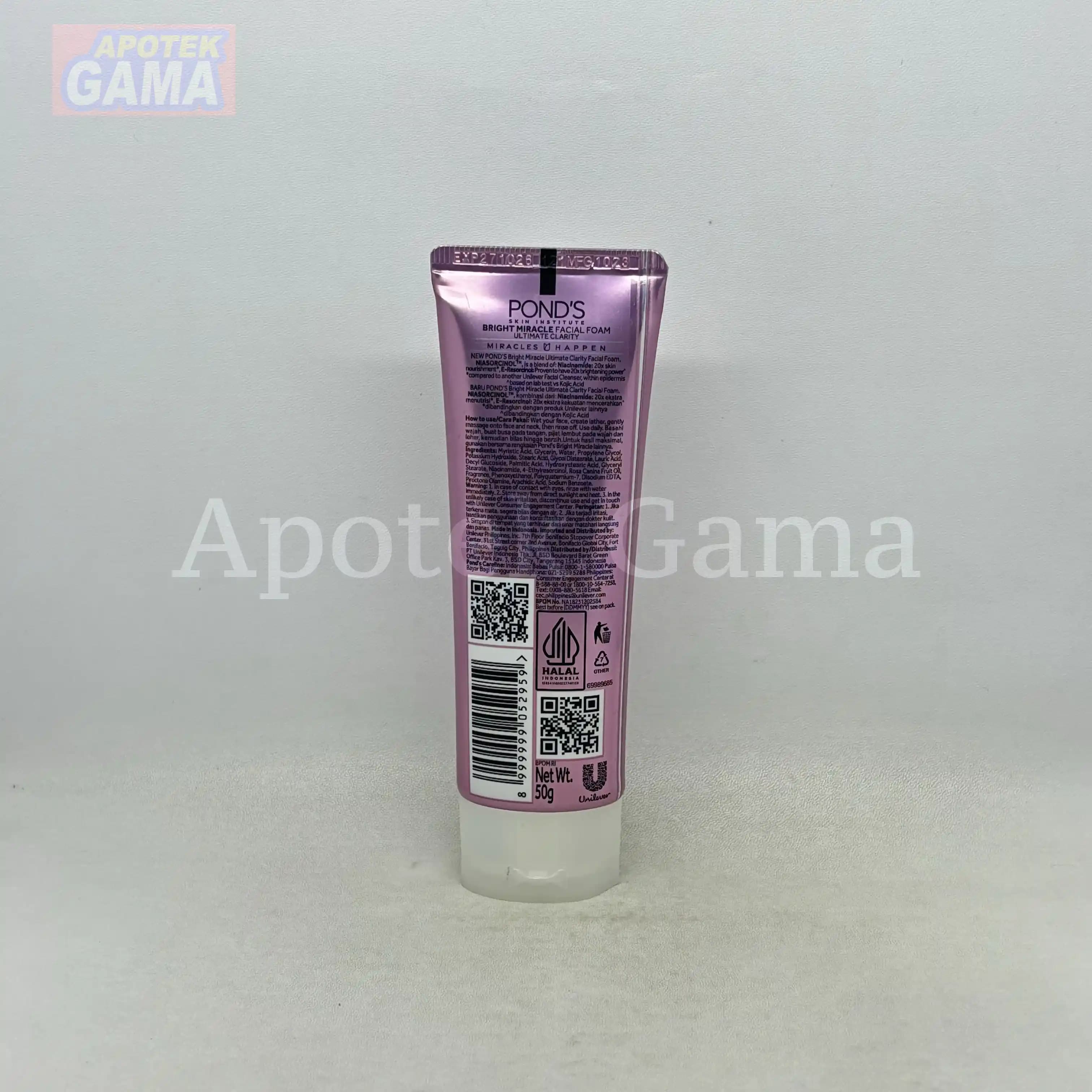 PONDS WHITE BEAUTY FACIAL FOAM 100 GR 4