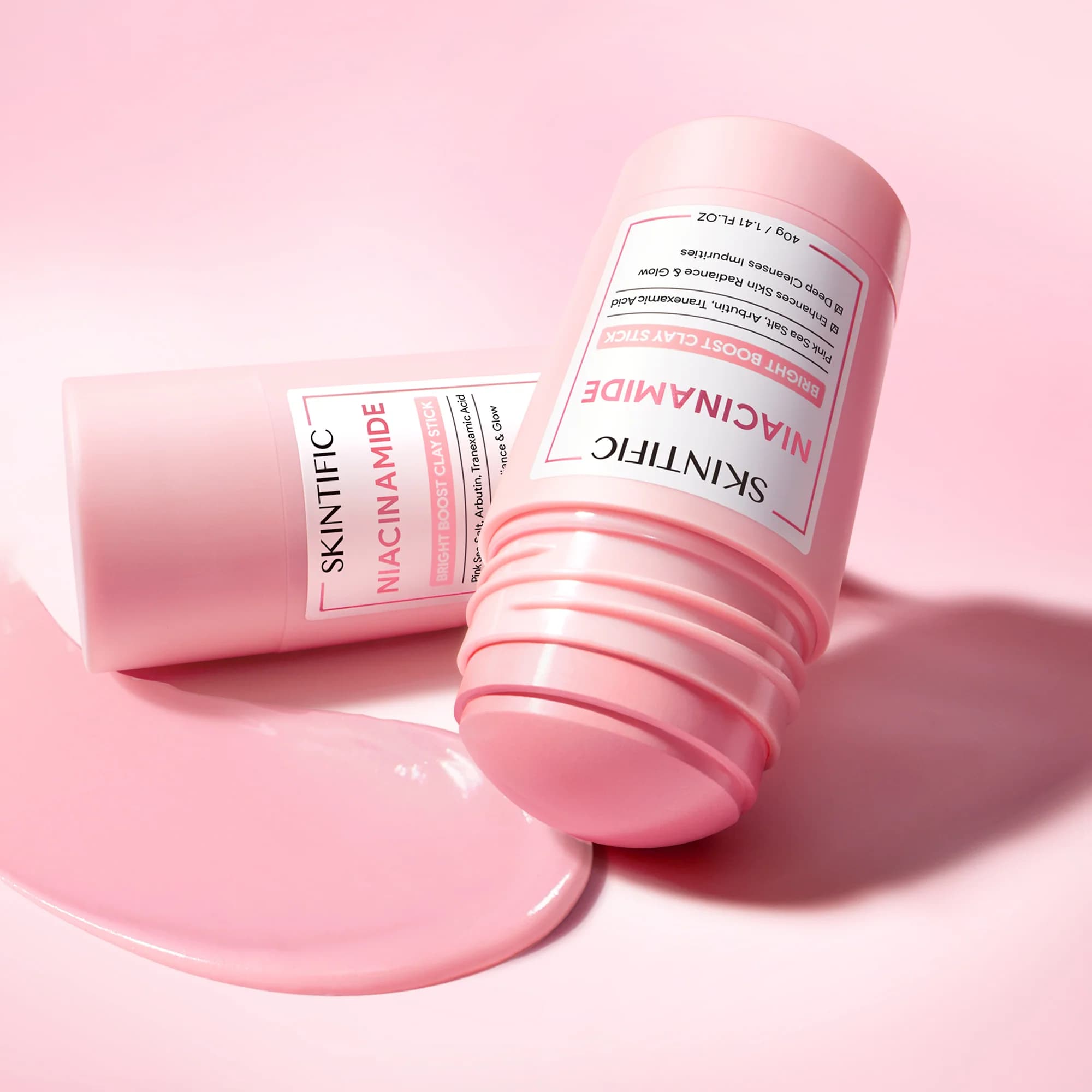 SKINTIFIC NIACINAIDE BRIGHT BOOST CLAY STICK 40GR