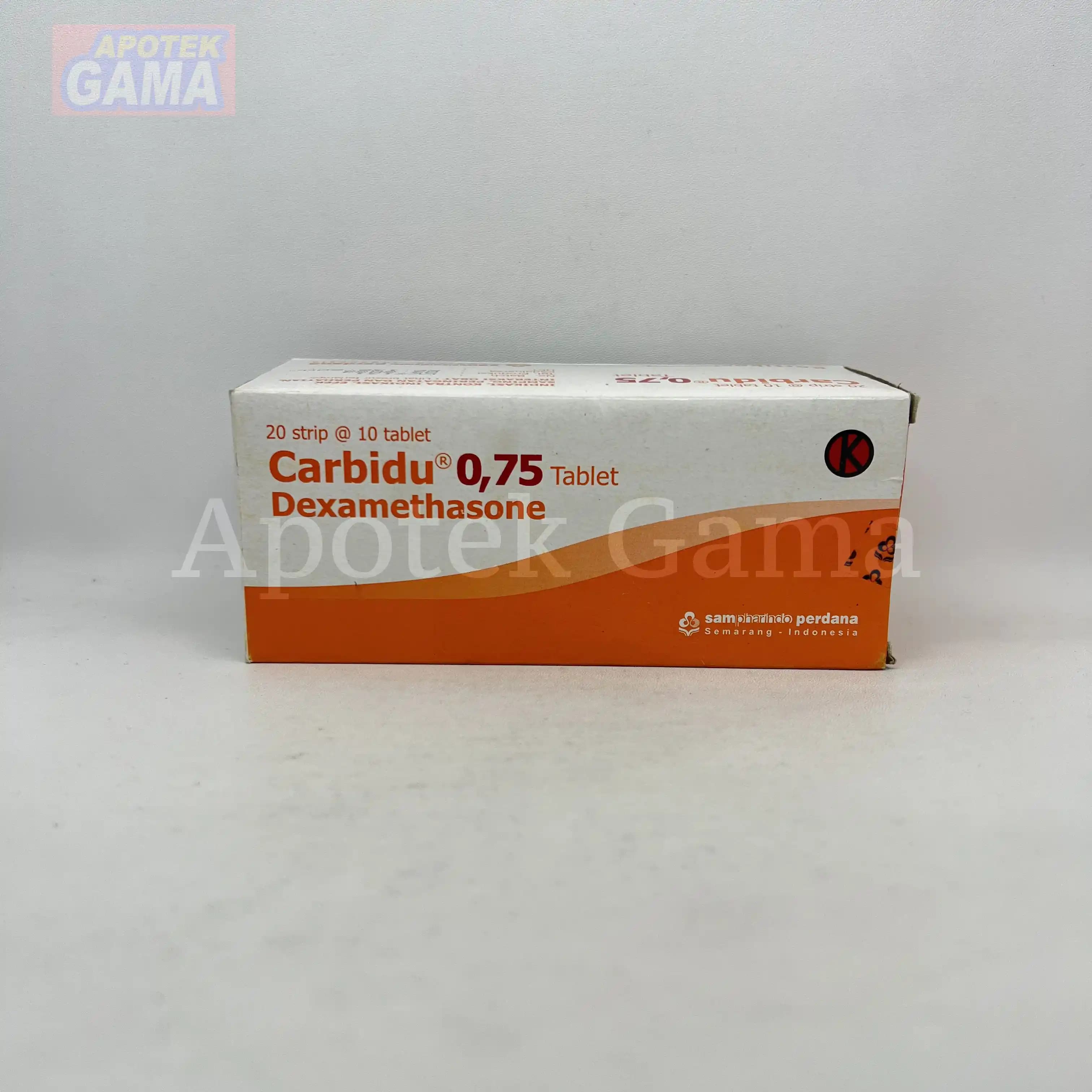 CARBIDU 0,75 /200 TAB 5