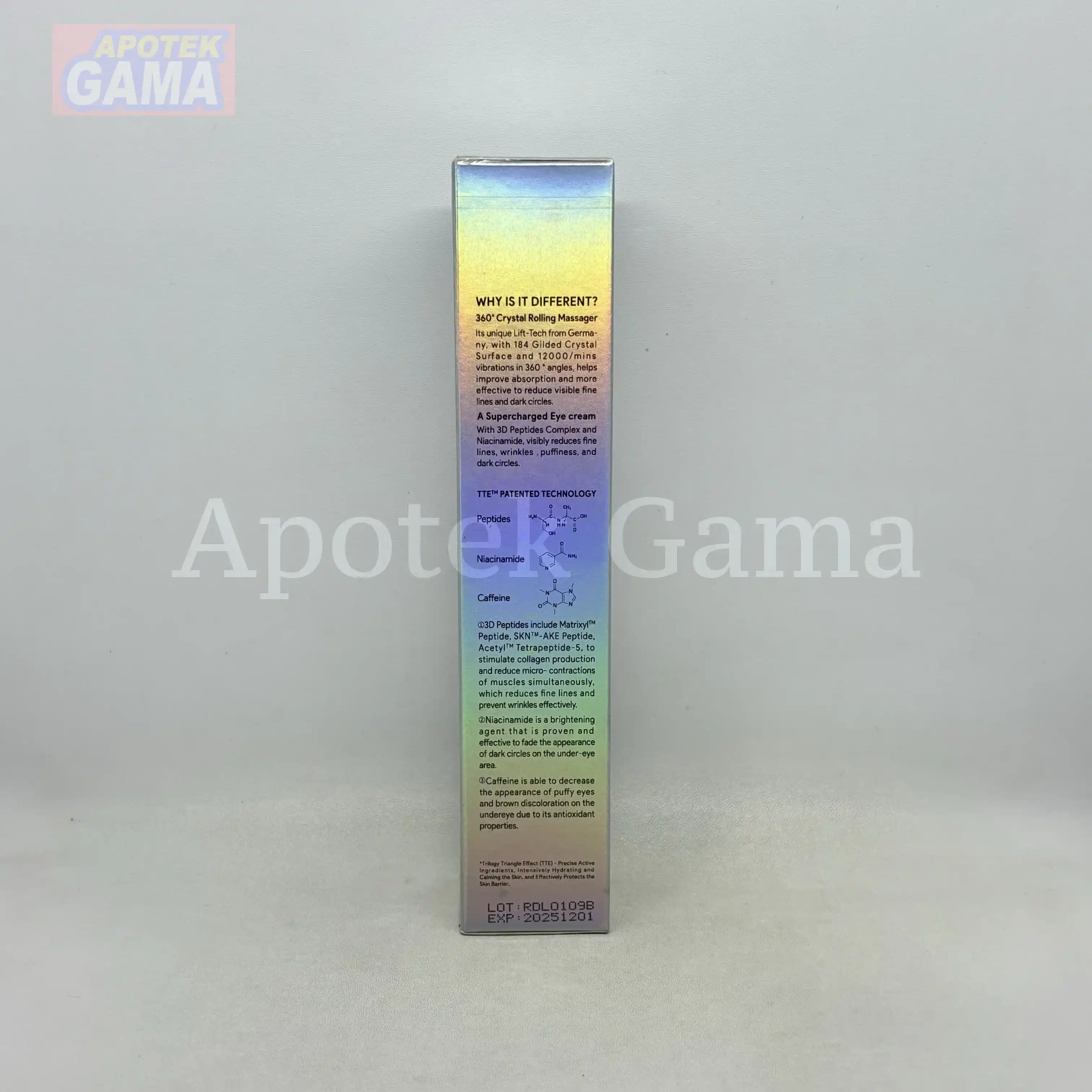 SKINTIFIC CRYSTAL MASSAGER EYE CREAM 20G 5