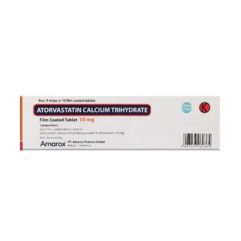 ATORVASTATIN 10 MG (GEN) AMAROX