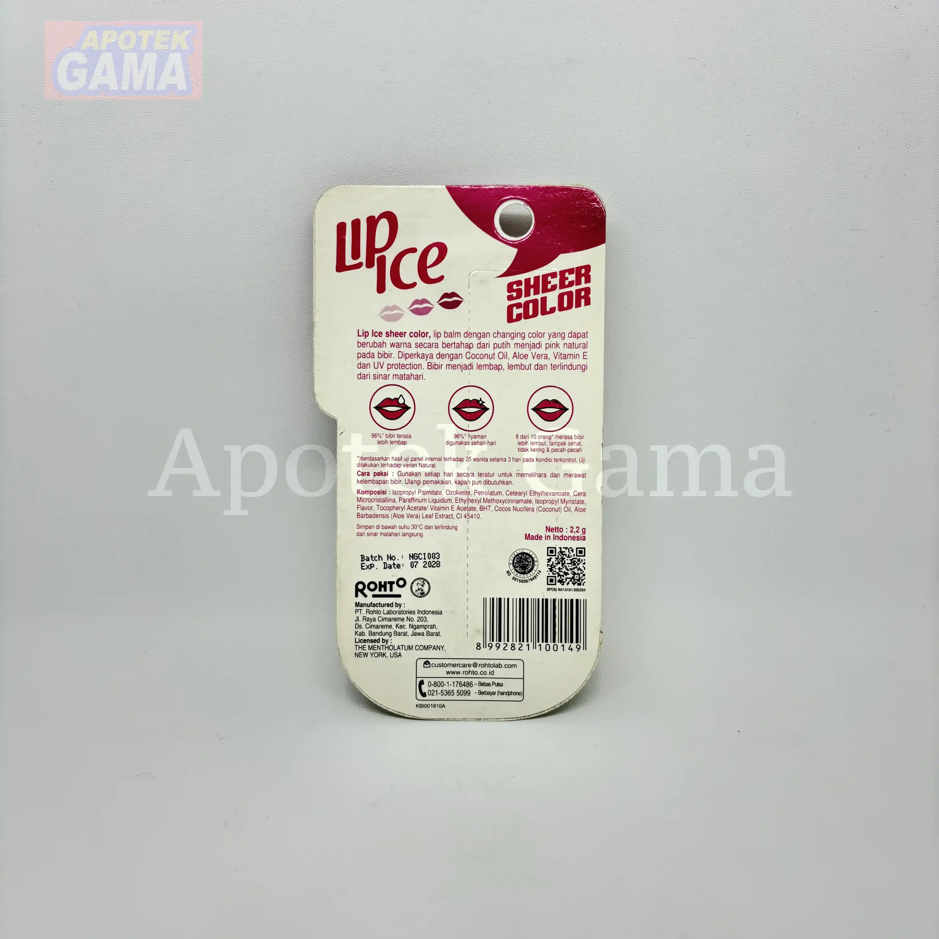 ACNES LIP ICE SHEER COLOR APPLE 4