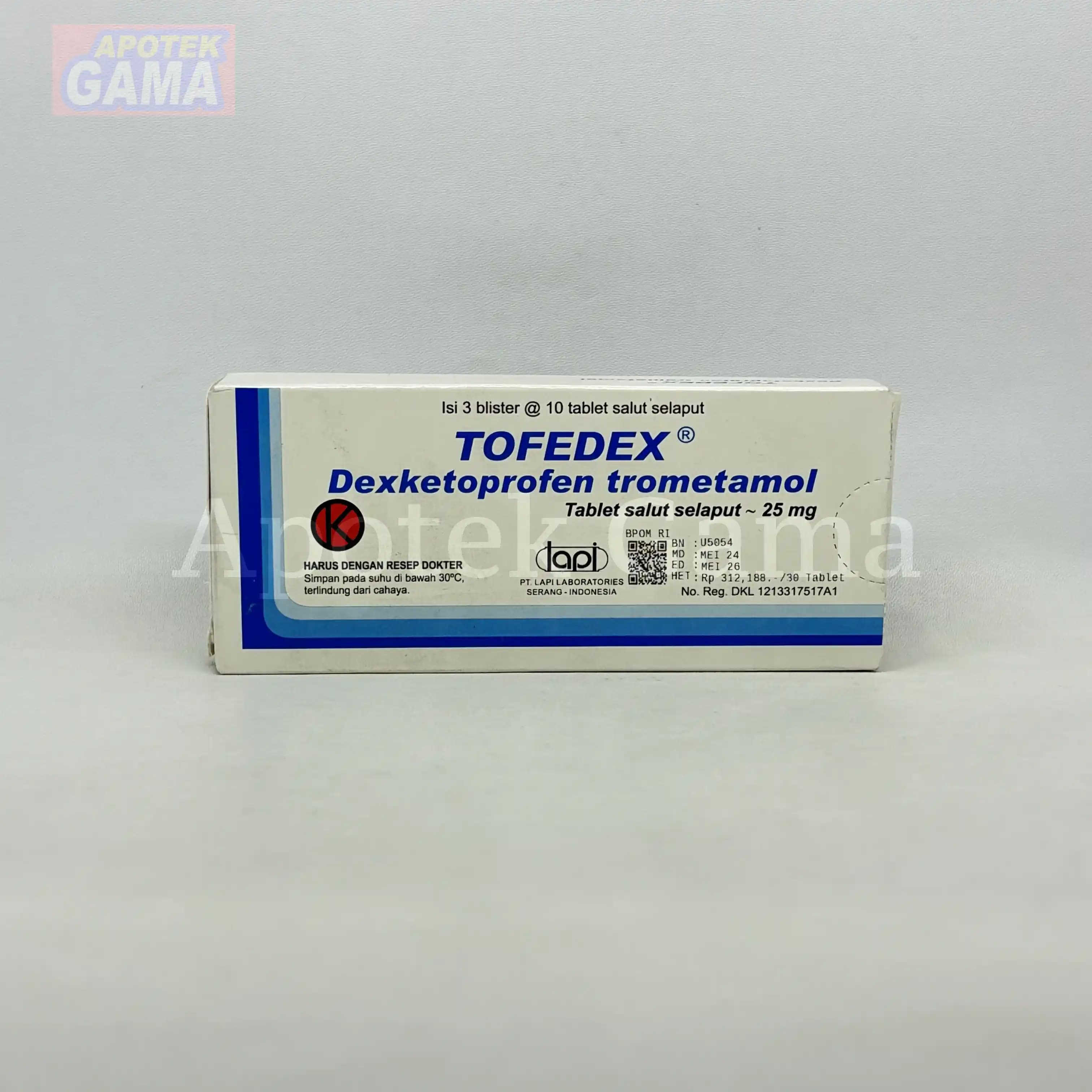 TOFEDEX 25MG/30 TAB 2
