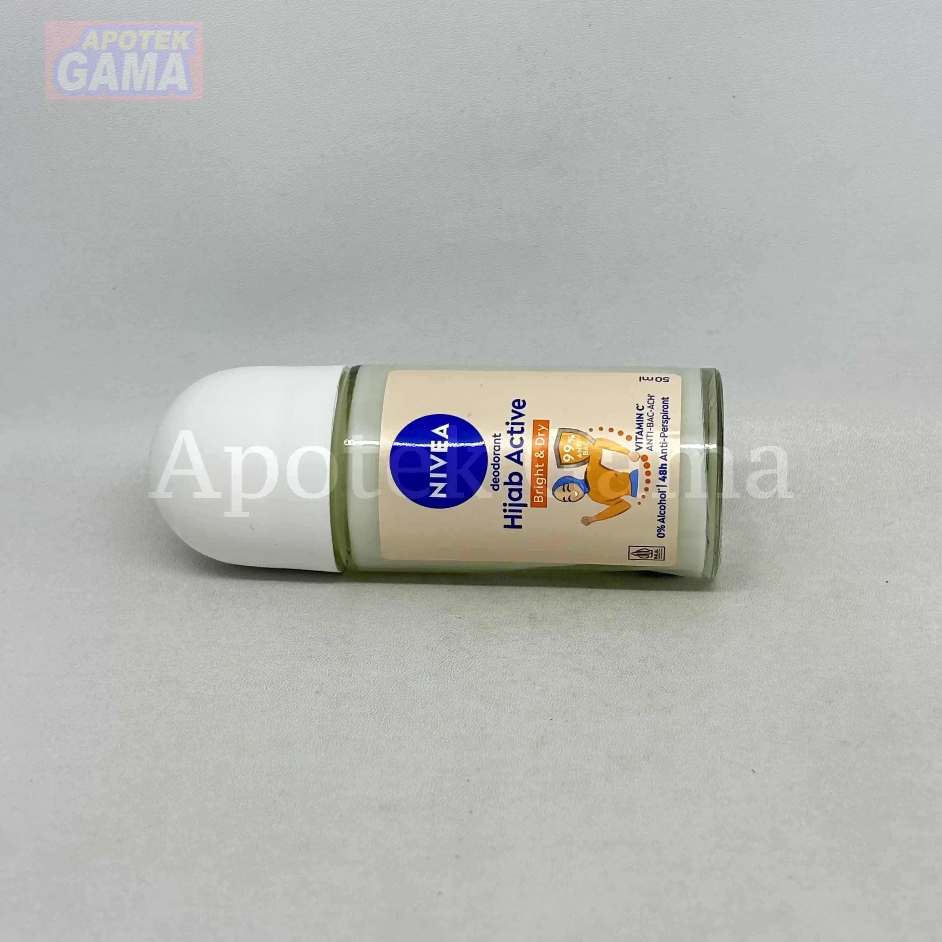 NIVEA DEODORANT BRIGHTENING HIJAB SOFT SHAVE LESS 50ML 4