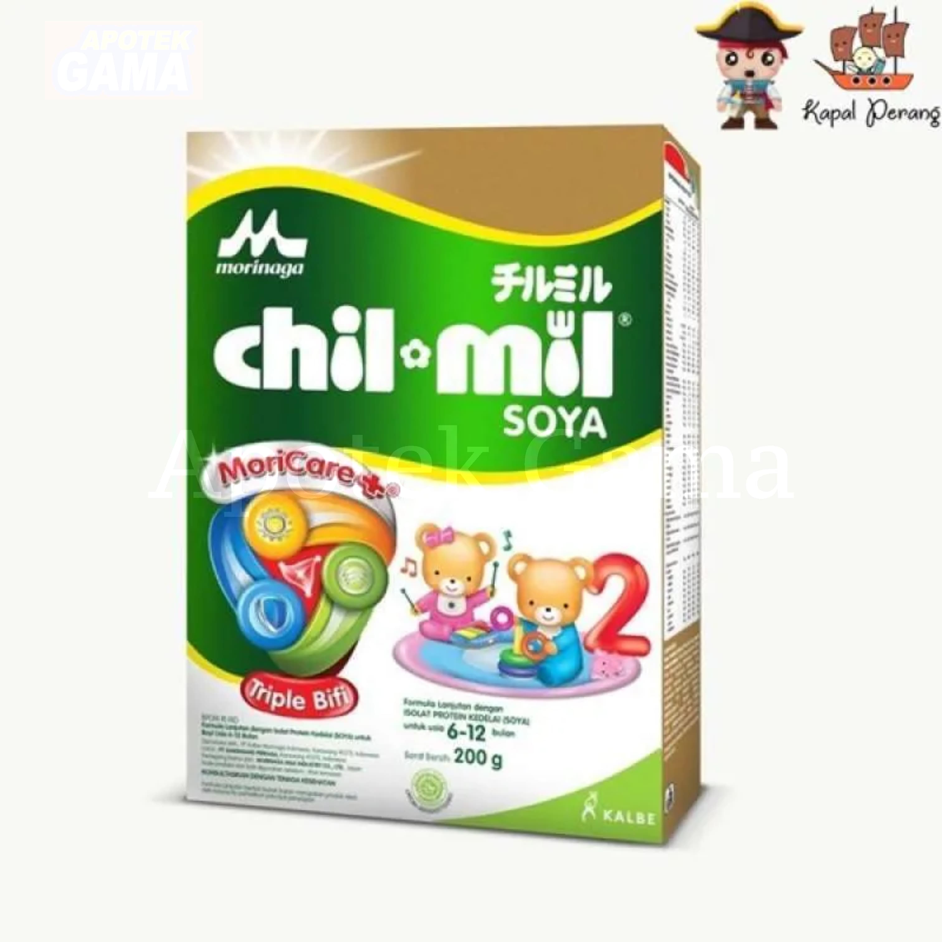 MORINAGA CHIL MIL SOYA 200 GRAM 2