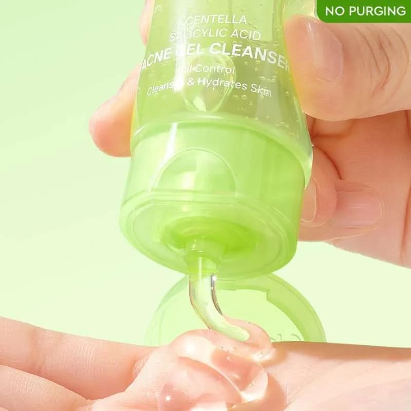 GLAD 2 GLOW CENTELLA ACNE GEL CLEANSER FACIAL WASH 70ML 2
