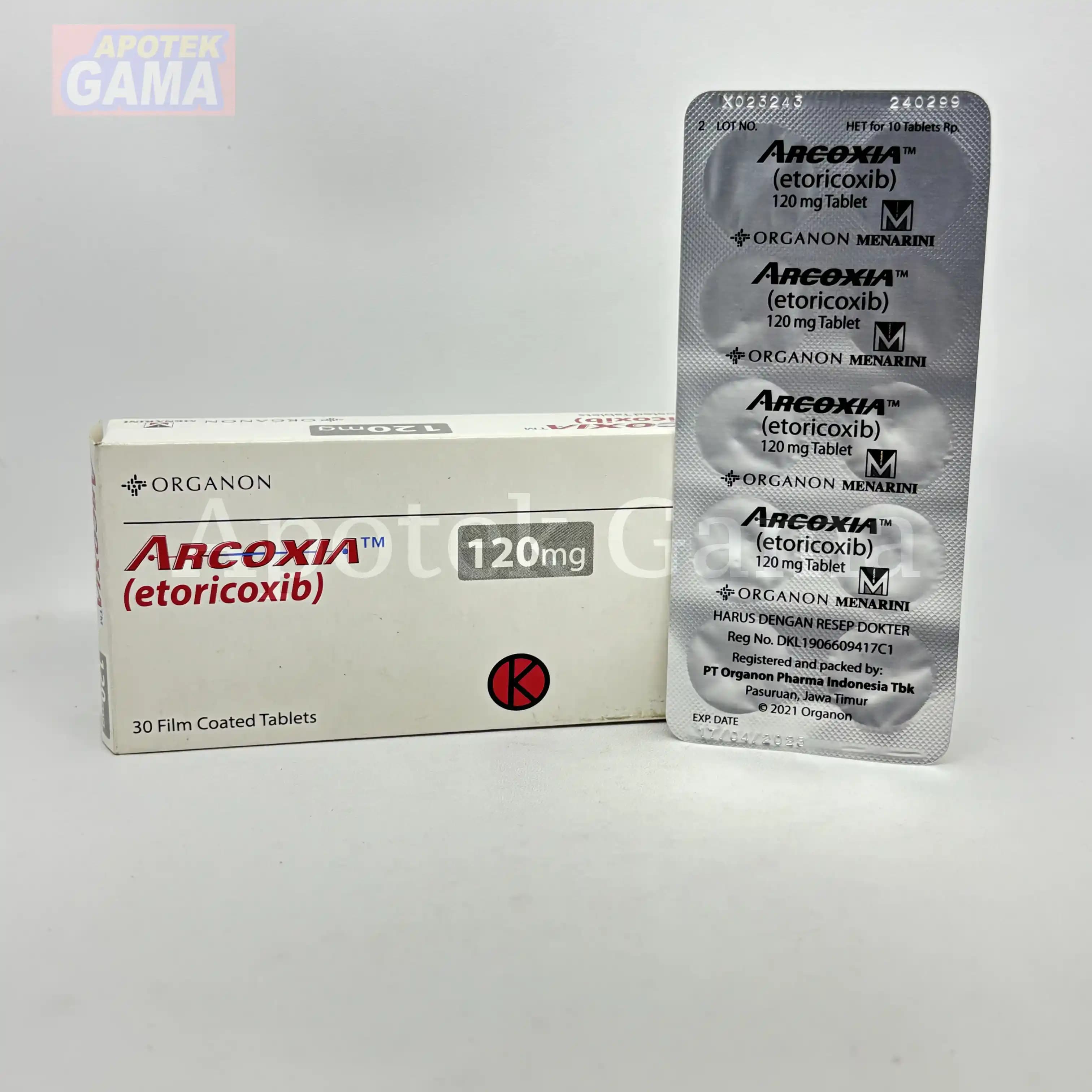 ARCOXIA TAB 120 MG 
