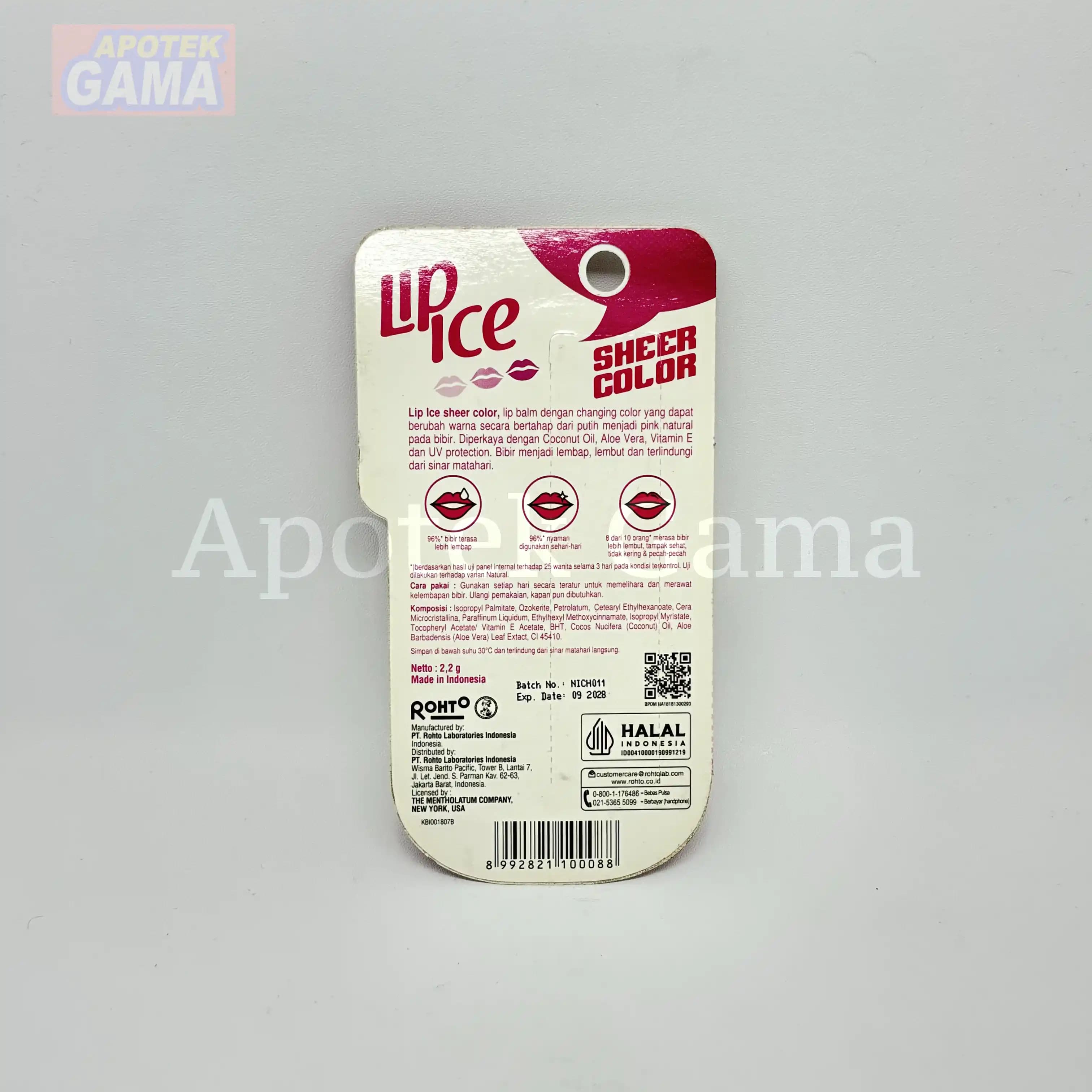 ACNES LIP ICE SHEER COLOR NATURAL 2
