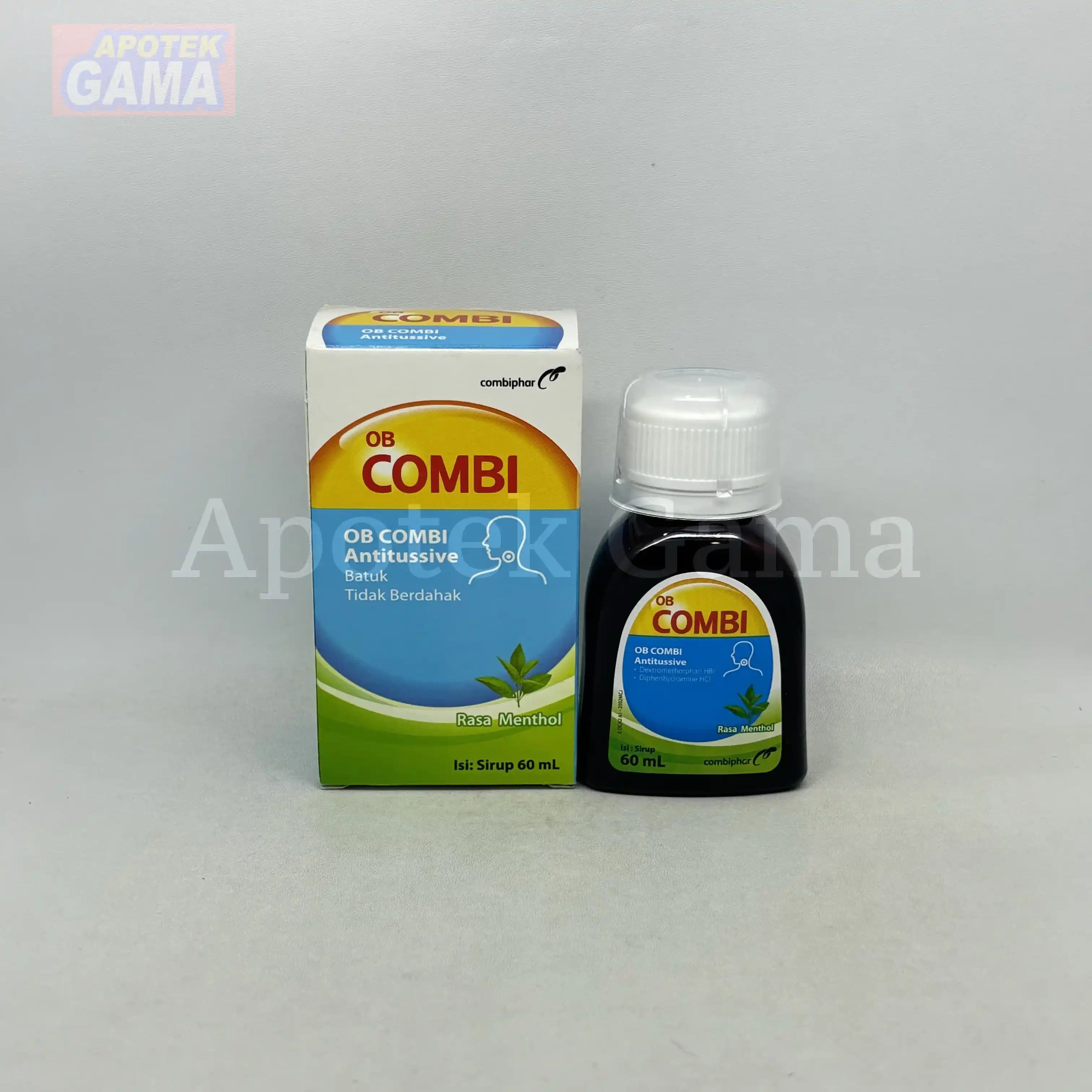 OB COMBI ANTITUSSIVE MENTOL 60ML 5