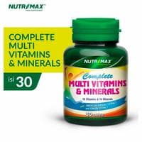NUTRIMAX COMPLETE MULTIVITAMINS & MINERALS 30S 5