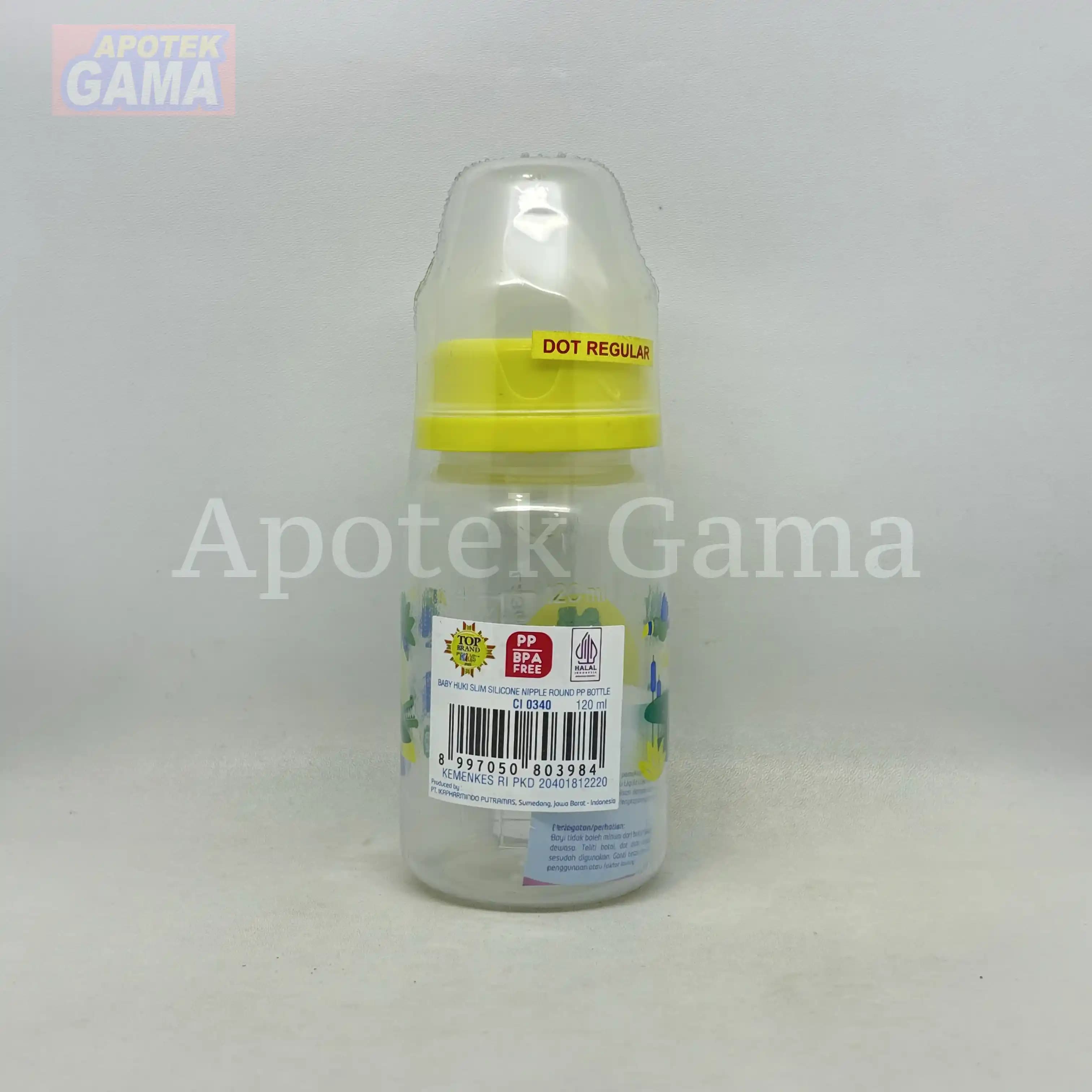 HUKI BOTOL NIPPLE ROUND 120 ML CI 0340 2