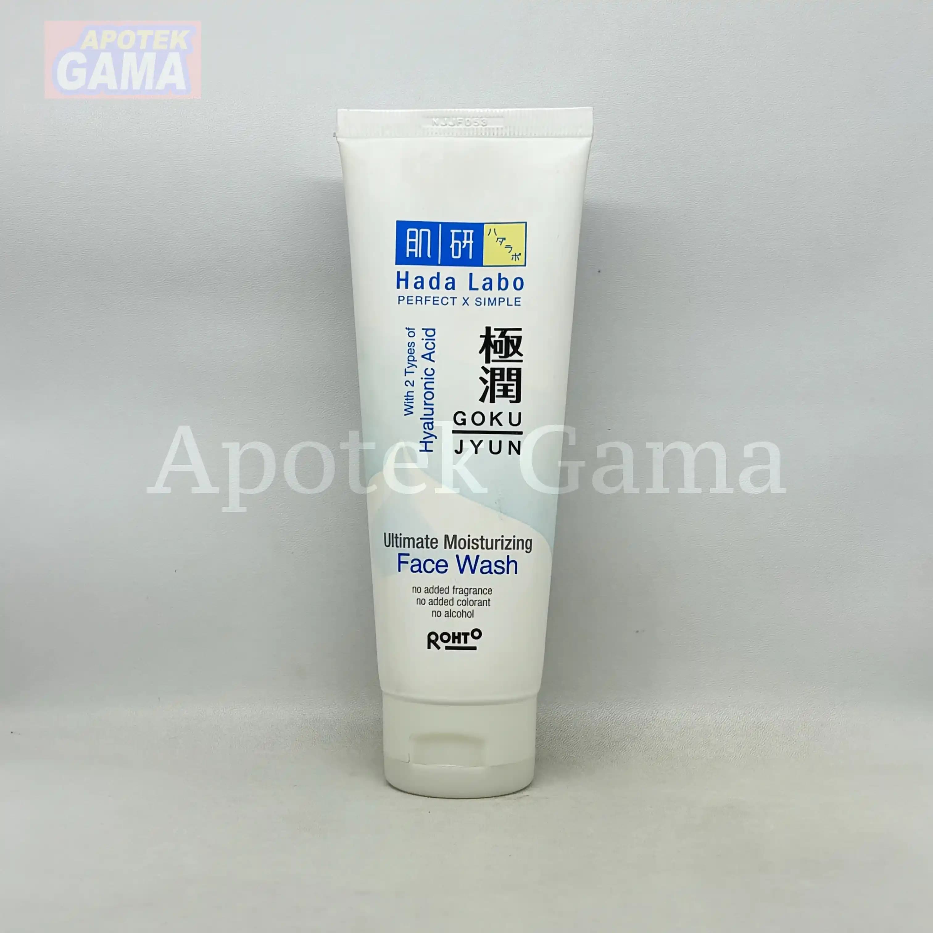 HADA LABO GOKUJYUN ULTIMATE MOIST FACE WASH 100GR 2