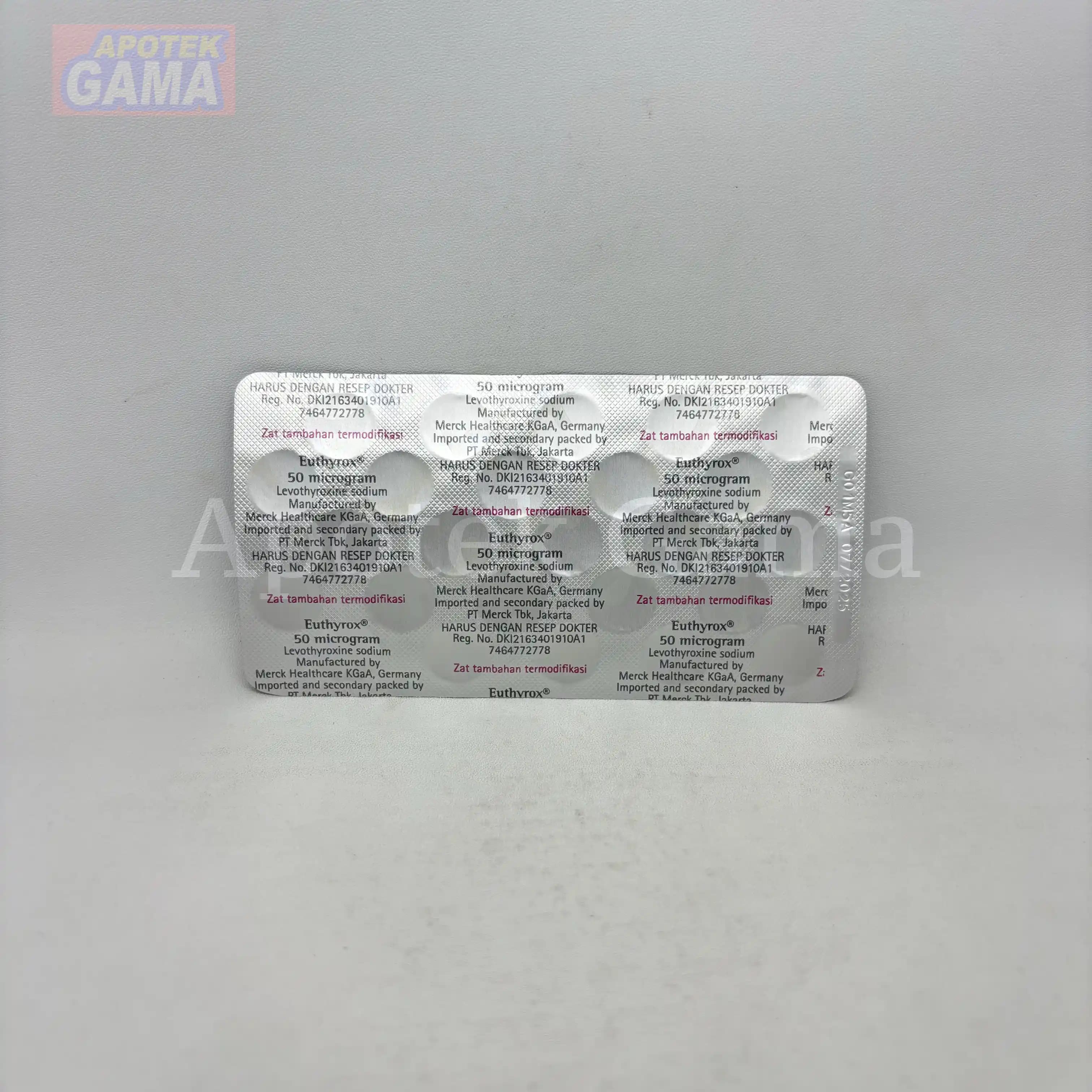 EUTHYROX 50 MG TAB 2