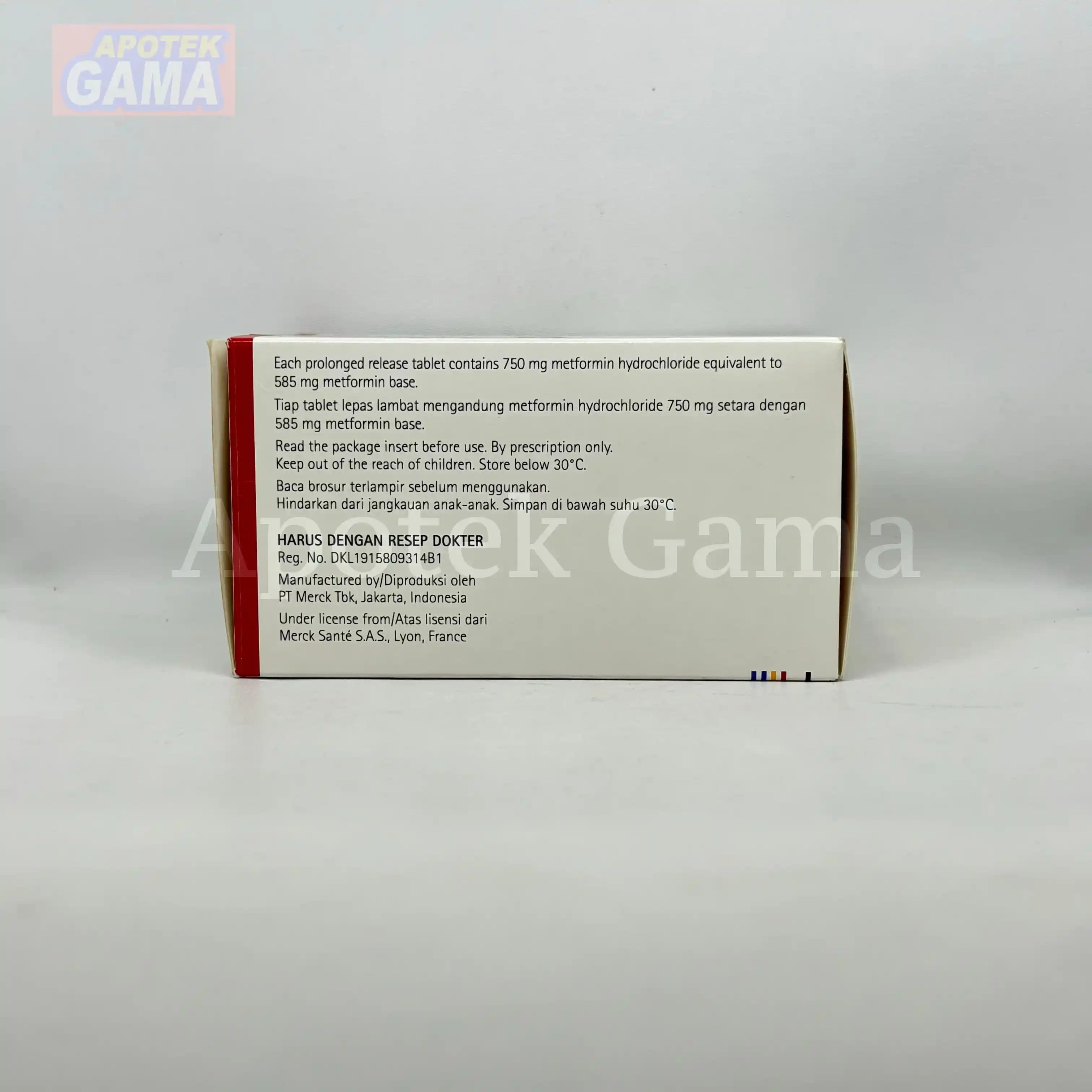 GLUCOPHAGE XR 750 MG 4