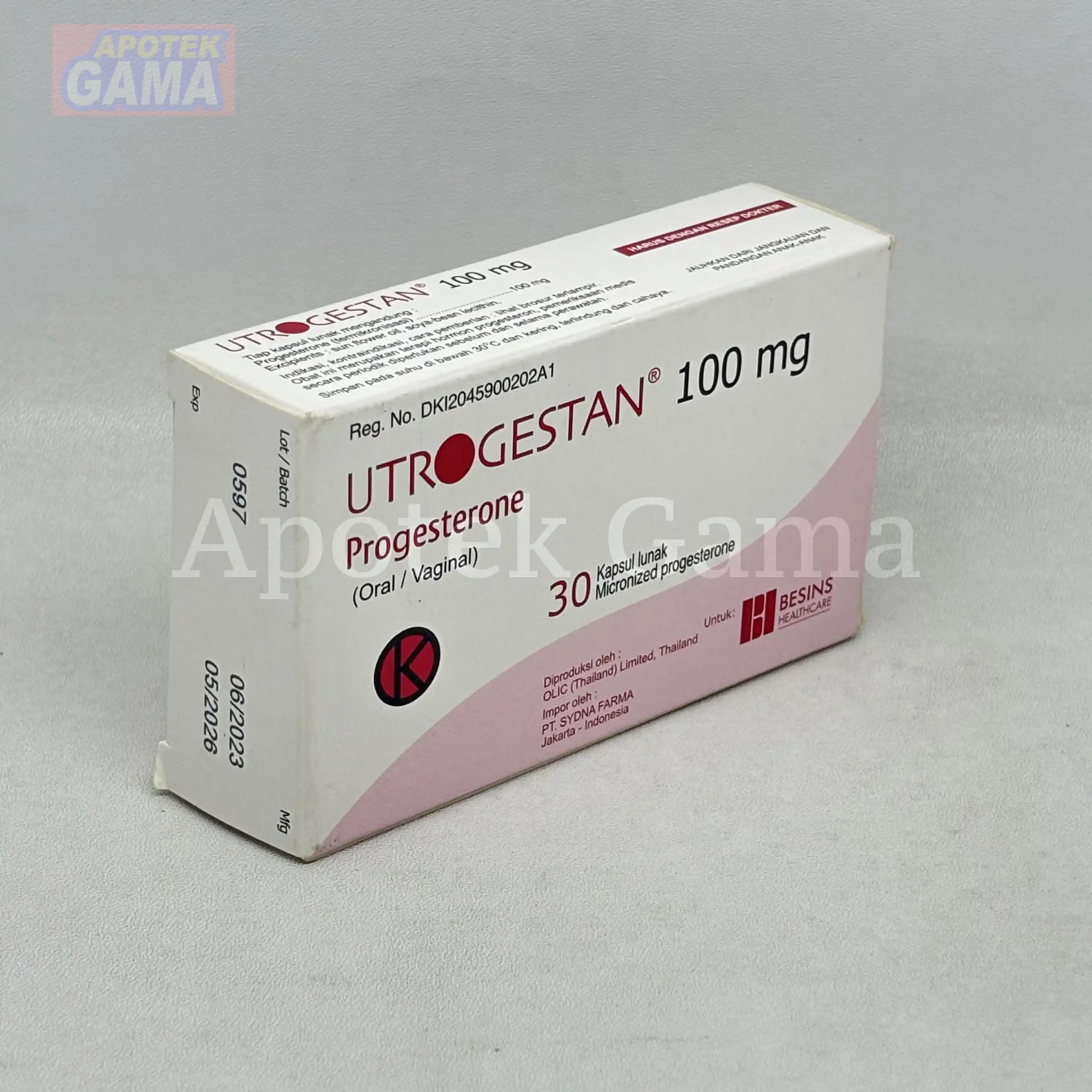 UTROGESTAN 100 MG 2