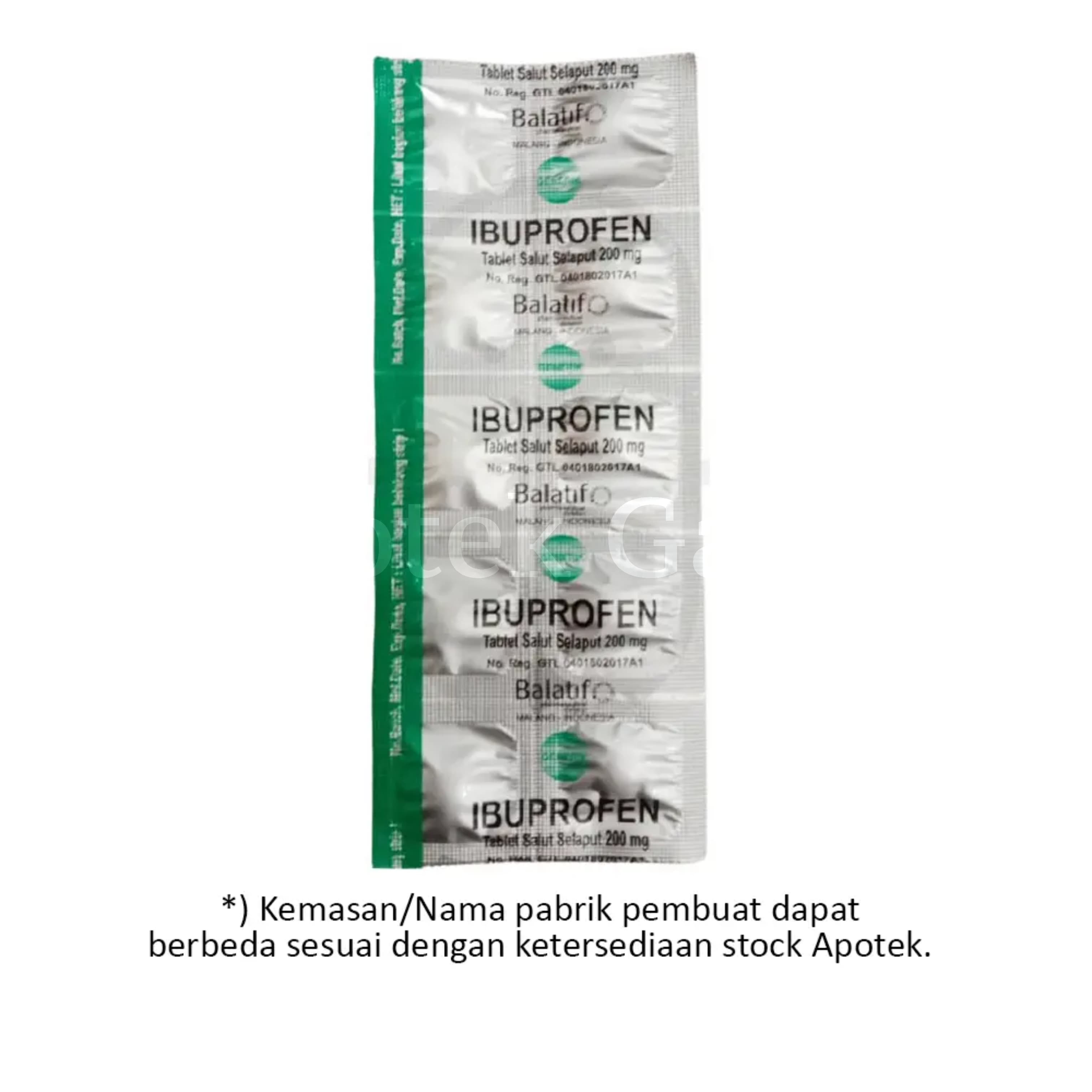 IBUPROFEN TAB 200 MG (GEN/LOS) 2