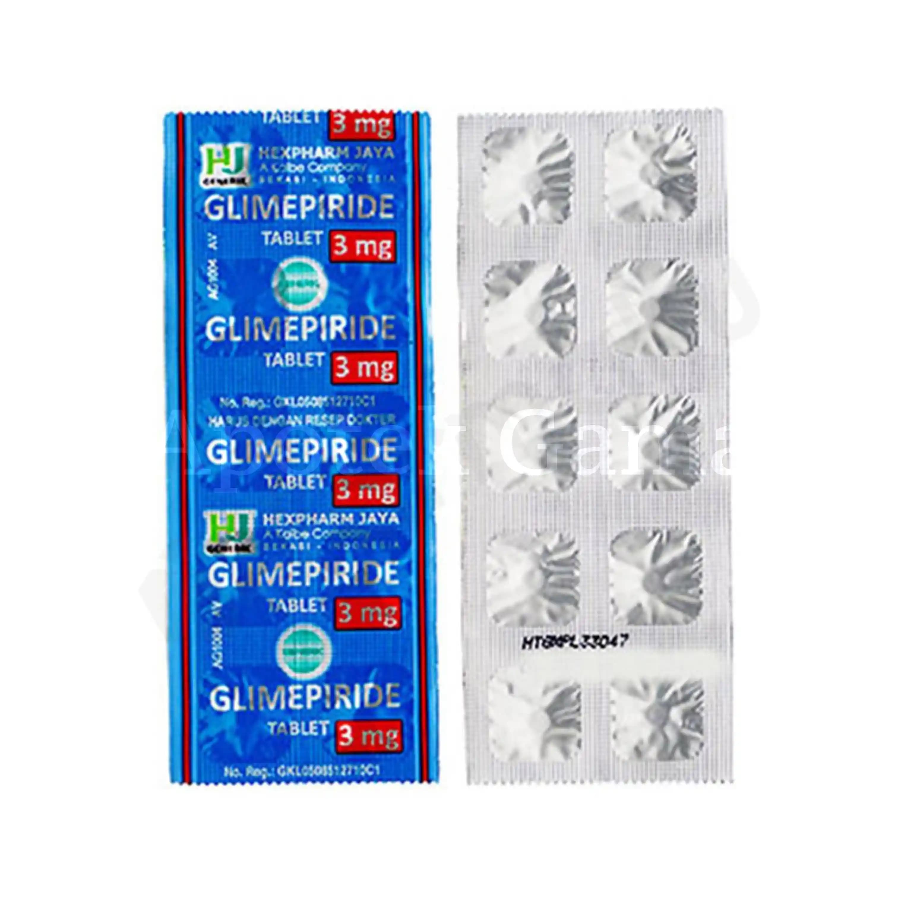 GLIMEPIRID 3 MG (GEN) 2