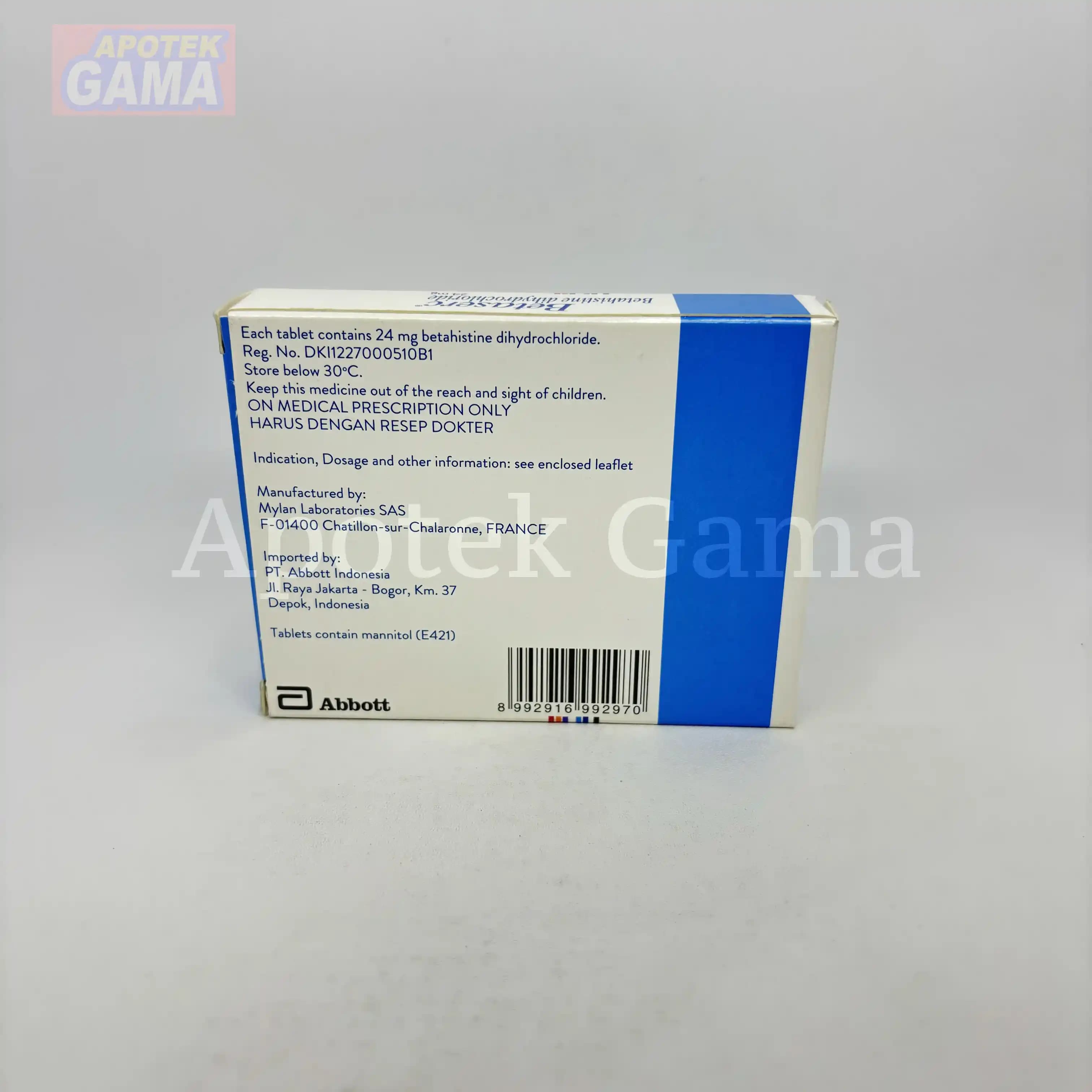 BETASERC TAB 24 MG