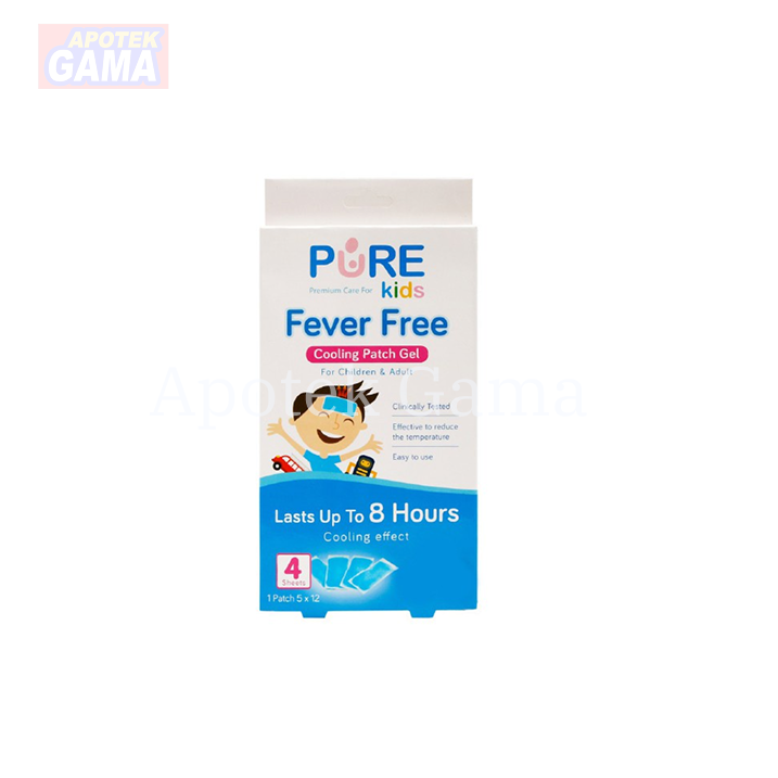 PURE KIDS FEVER FREE COOLING PATCH GEL FOR CHILDREN