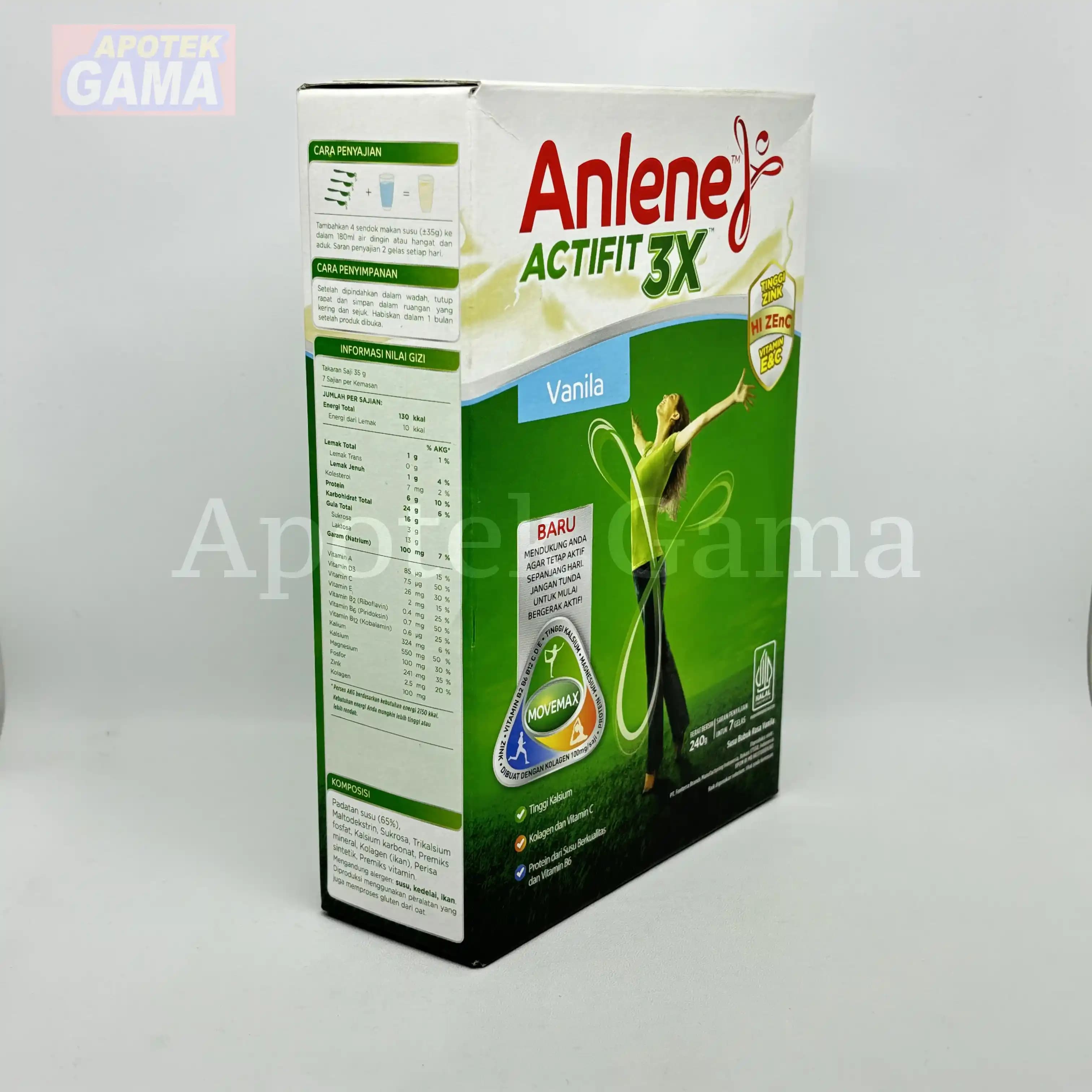 ANLENE ACTIFIT VANILA 250 G 5