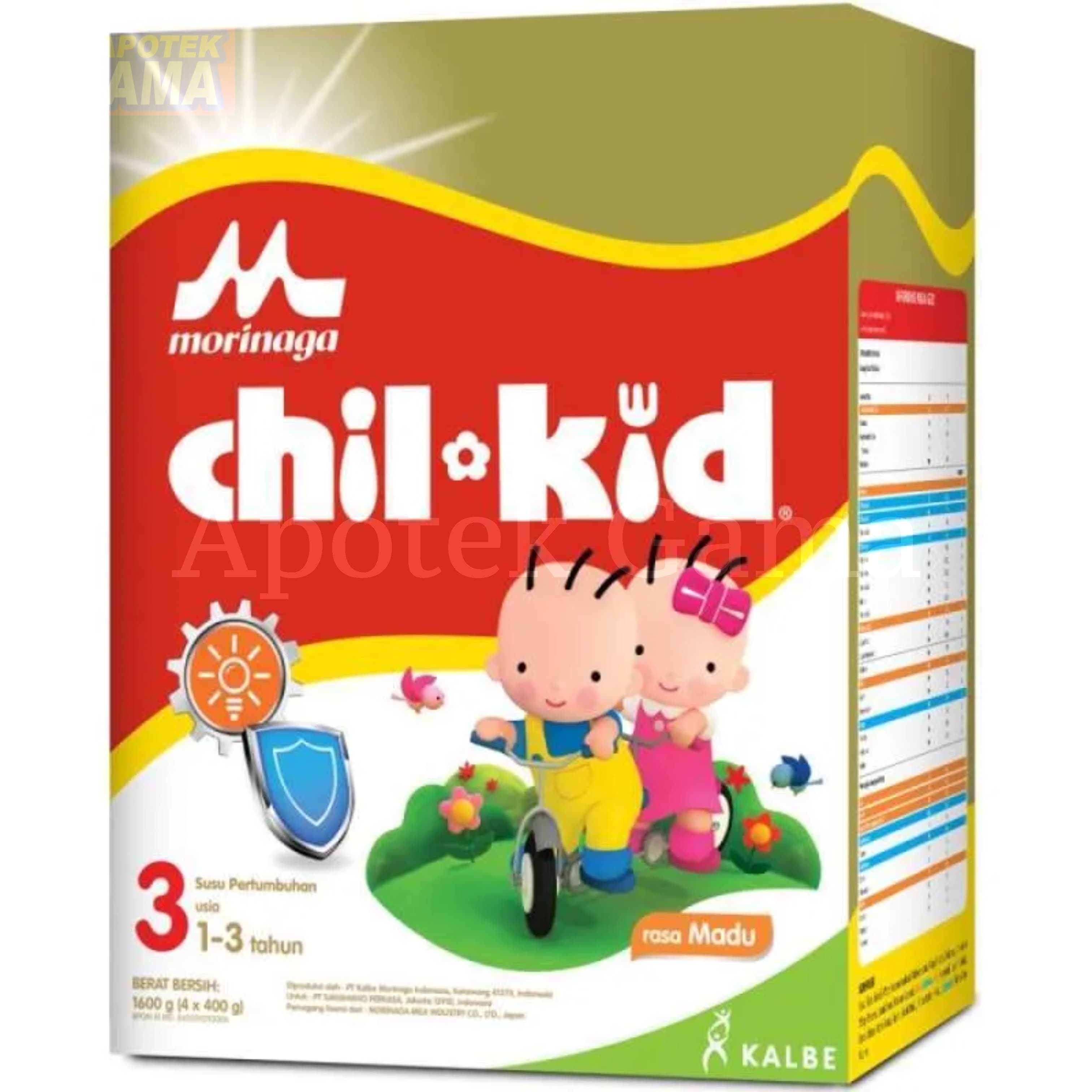 MORINAGA CHIL KID GOLD MADU 4X400 GR