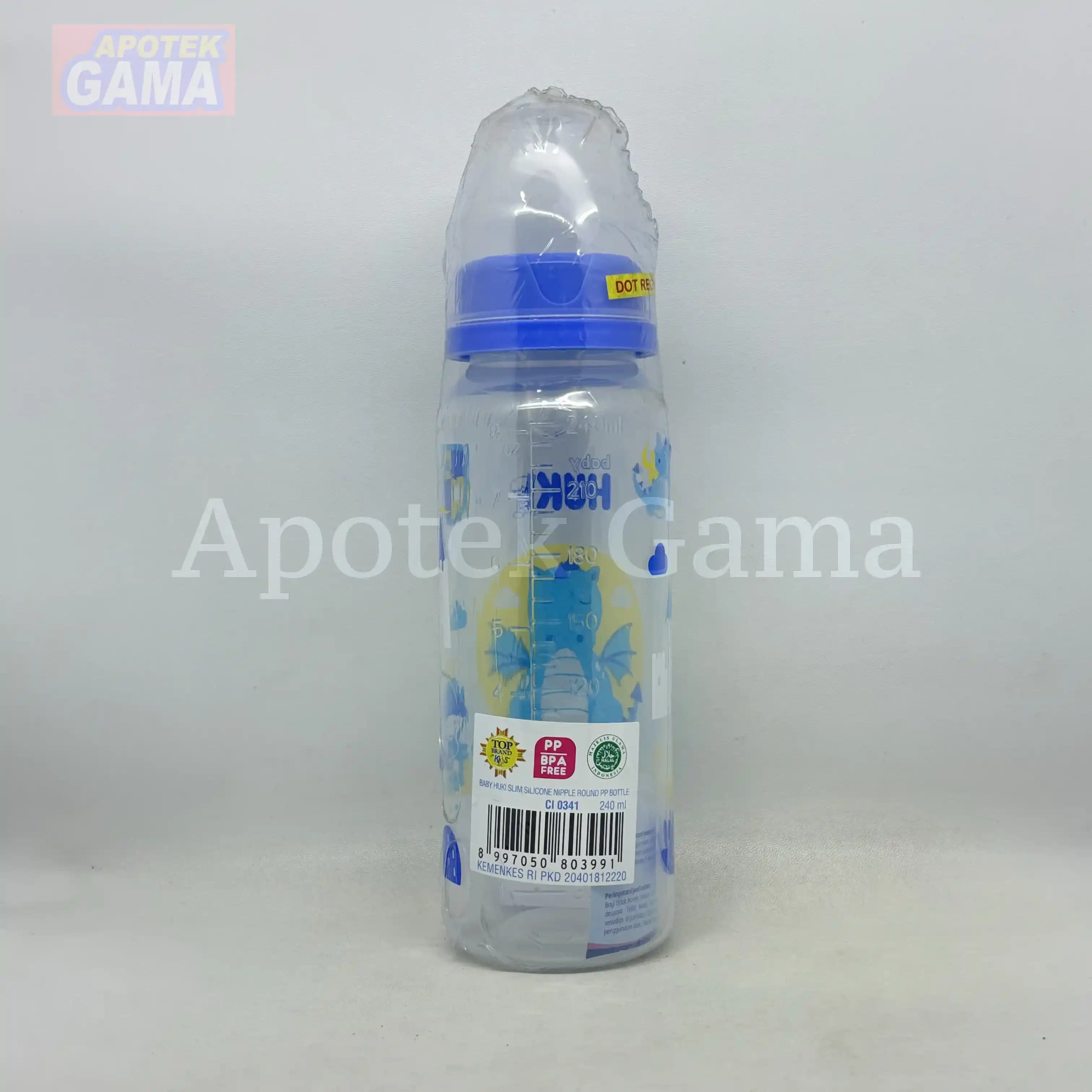 HUKI BOTOL NIPPLE ROUND 240 ML CI 0341 2