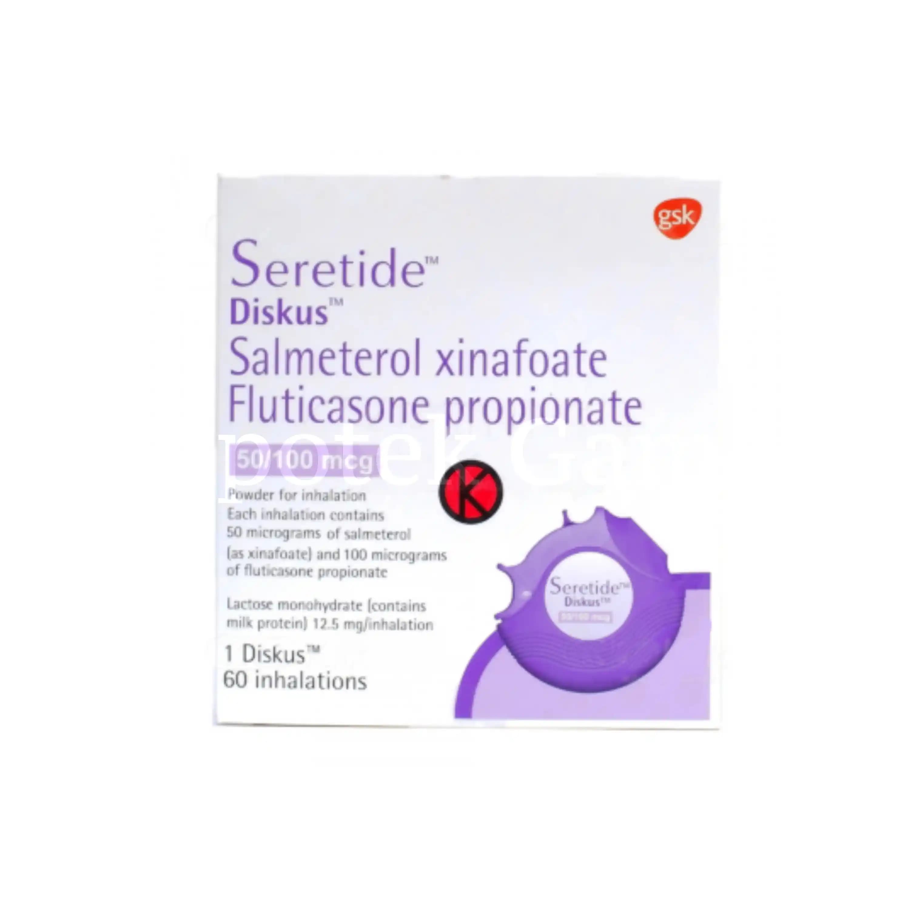 SERETIDE DISKUS 50/100 MCG