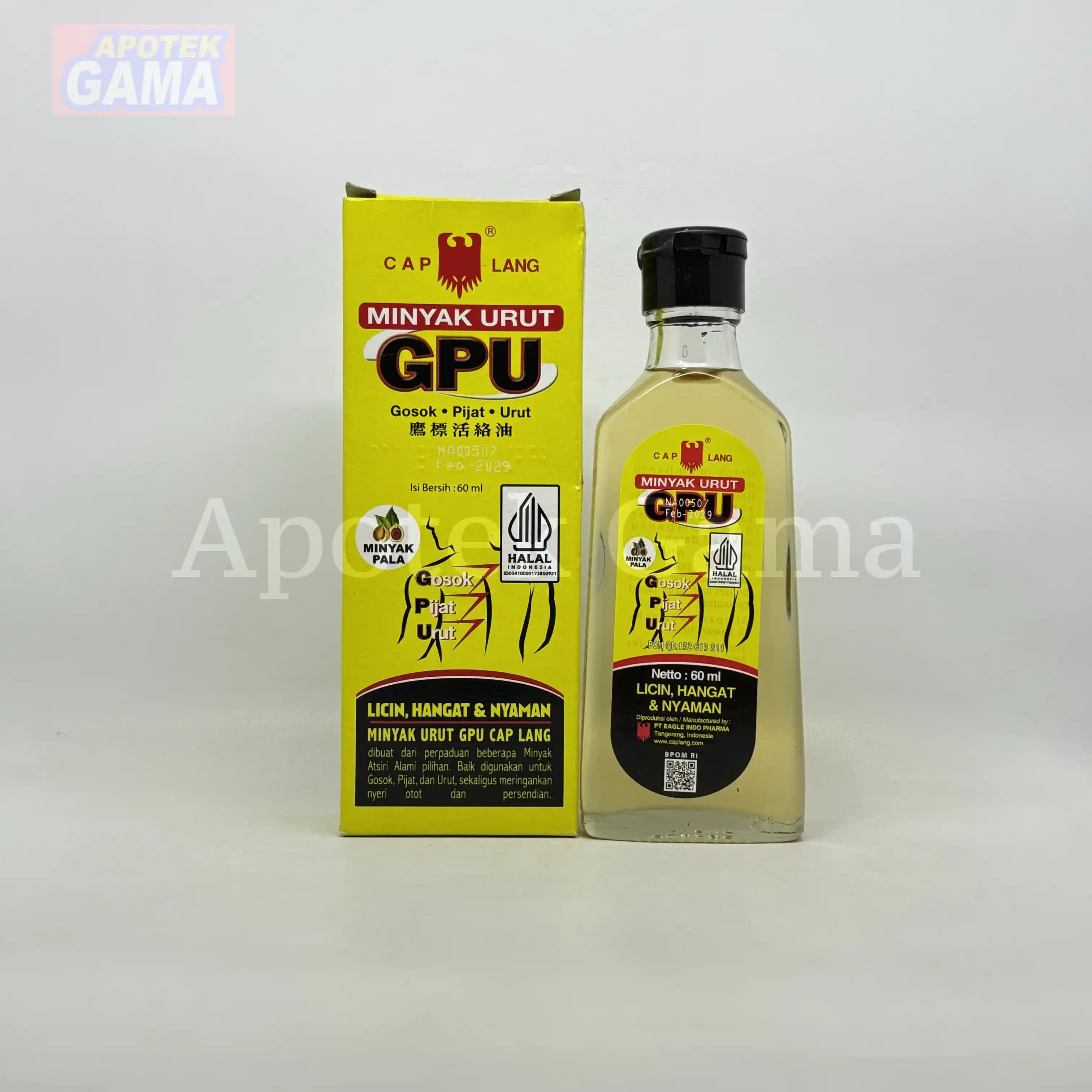 GPU 60 ML MINYAK PALA