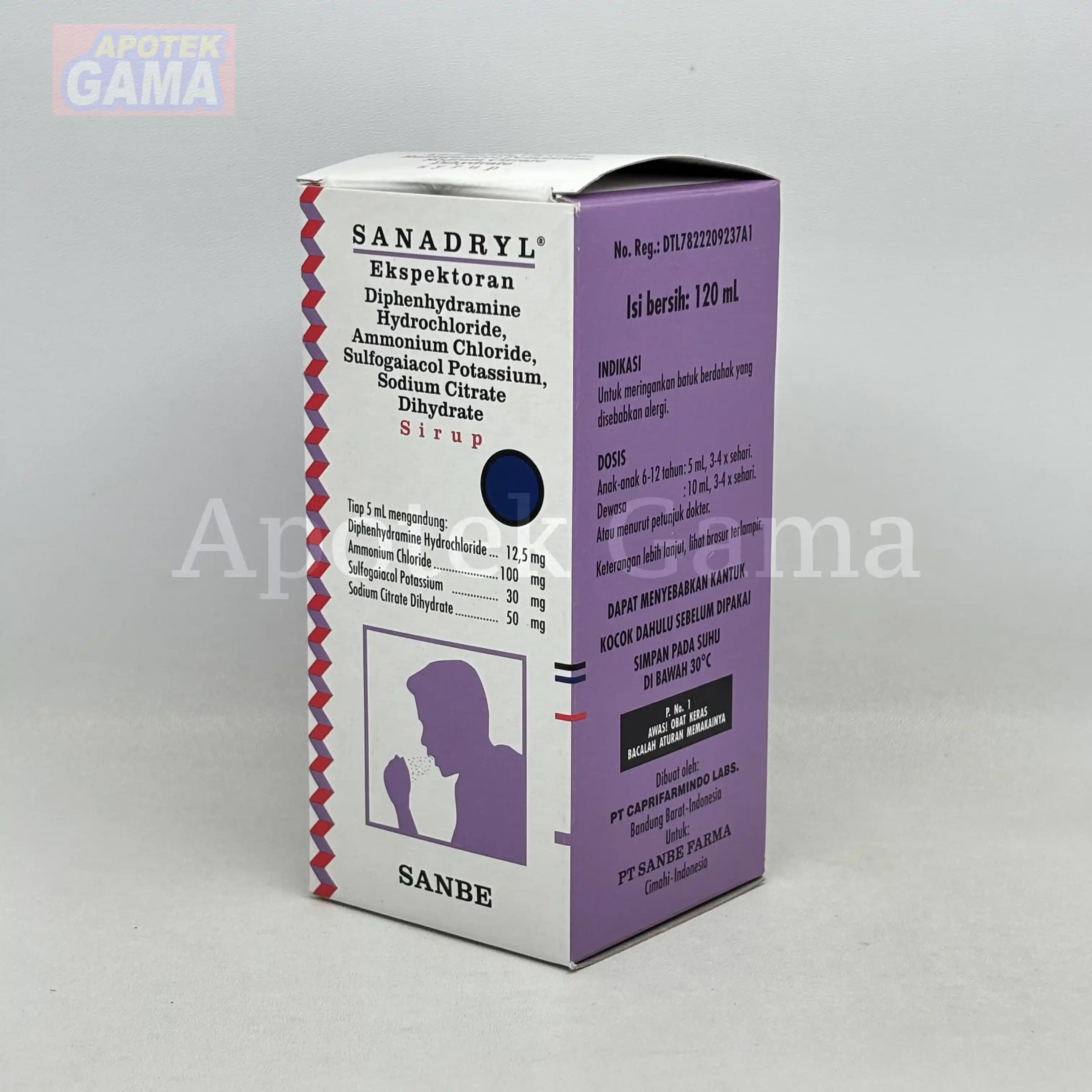 SANADRYL EXP 120ML 4