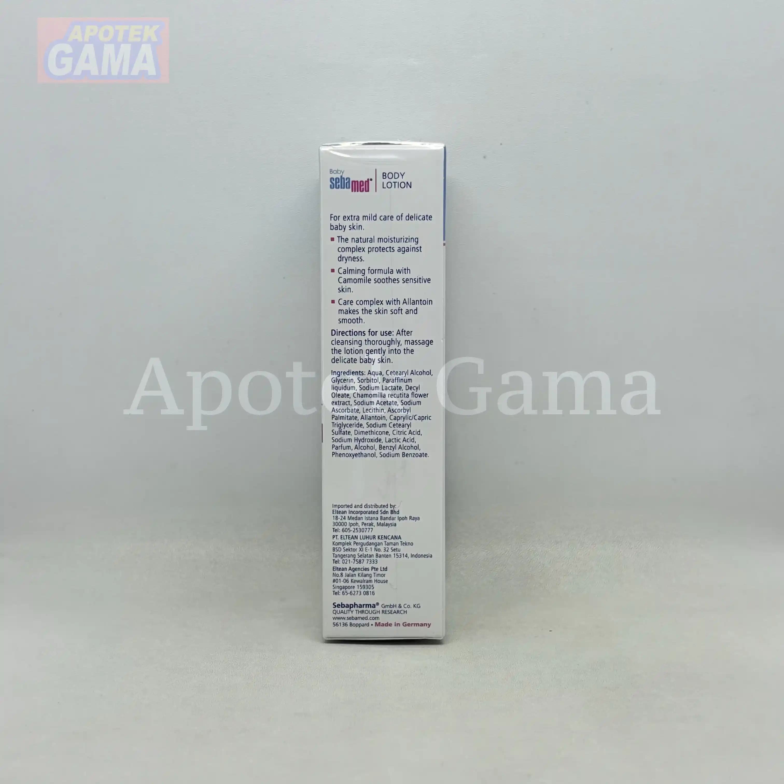 SEBAMED BABY LOTION 100ML 3
