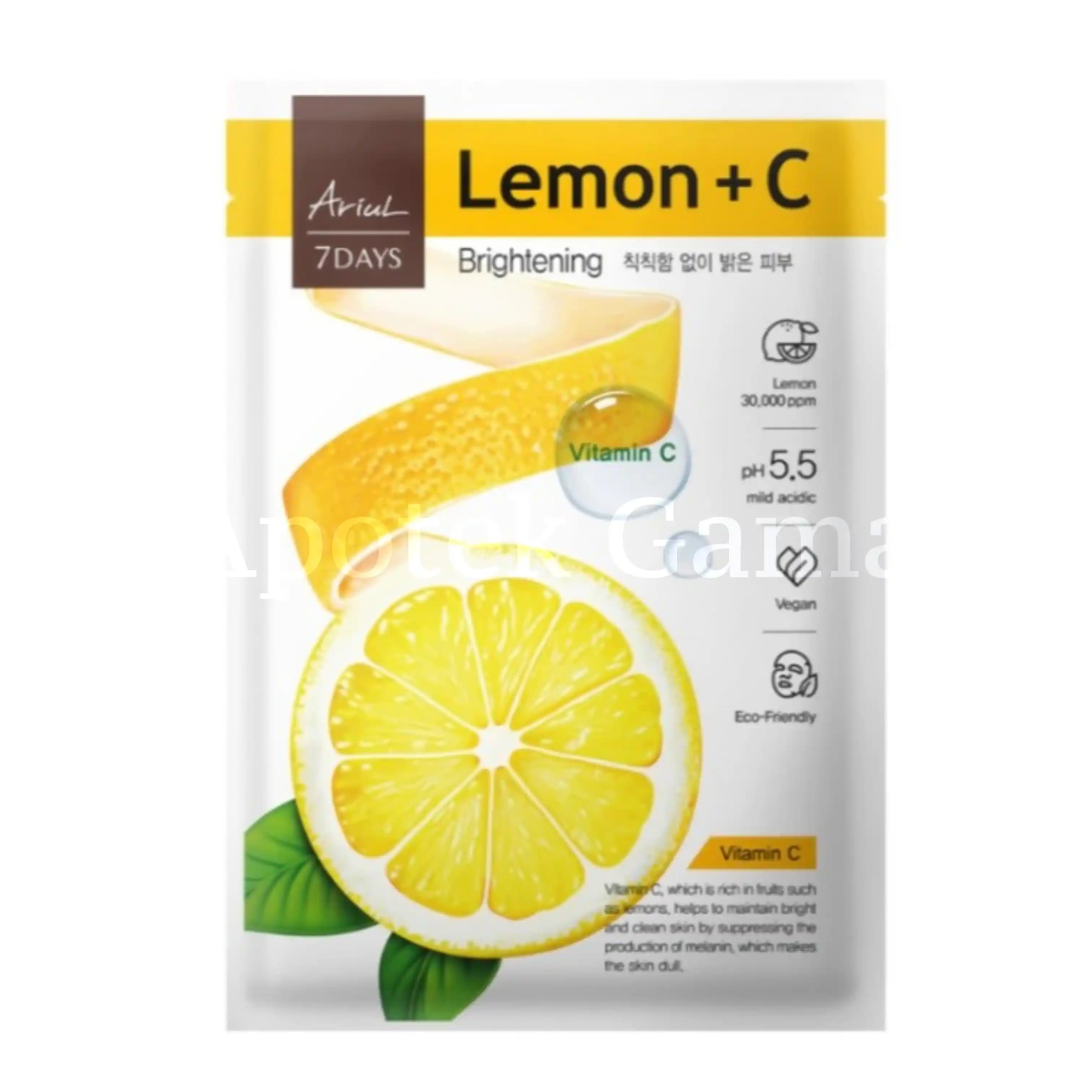 ARIUL 7DAY MASK LEMON+VIT C 23ML