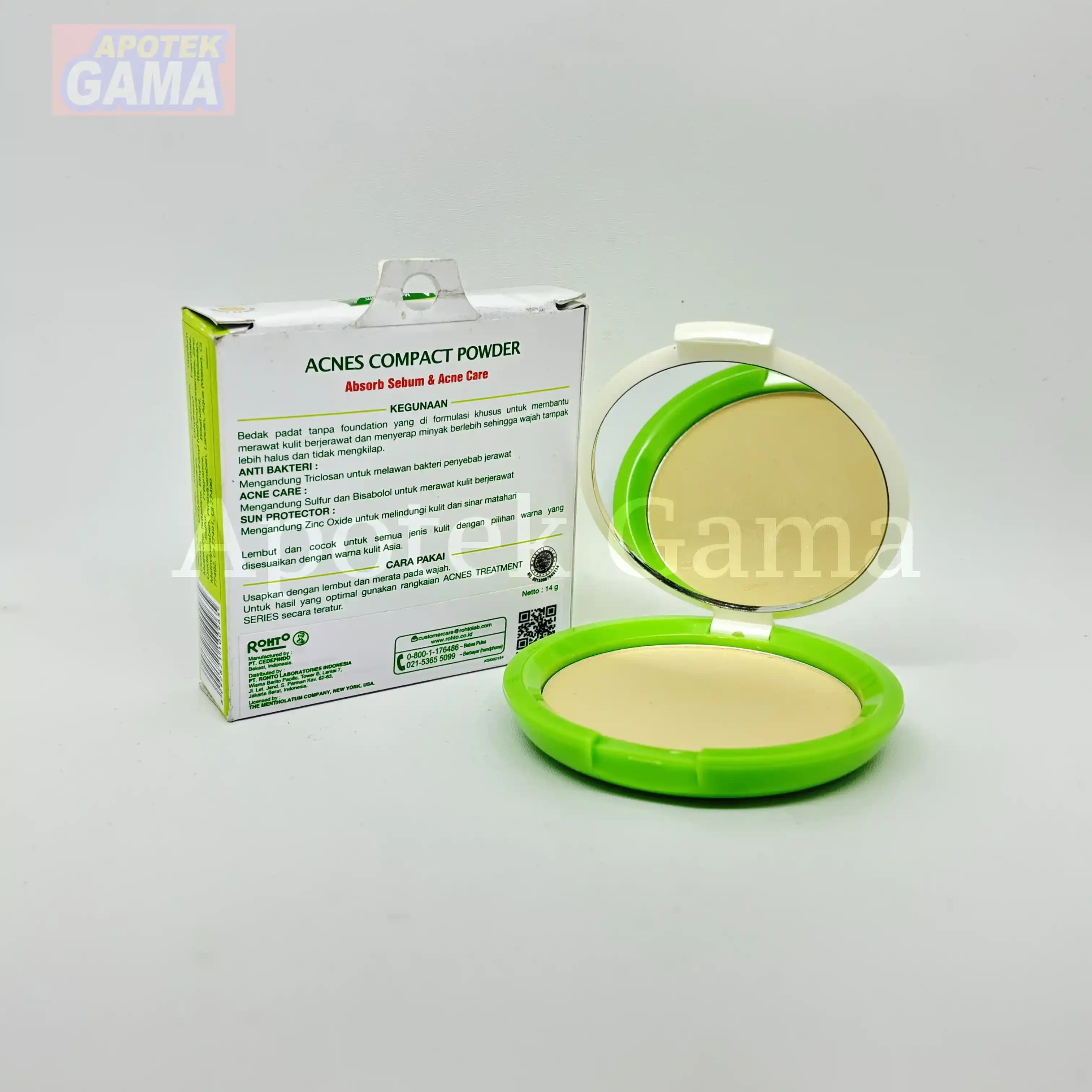 ACNES COMPACT POWDER NATURAL BEIGE 14GR 2