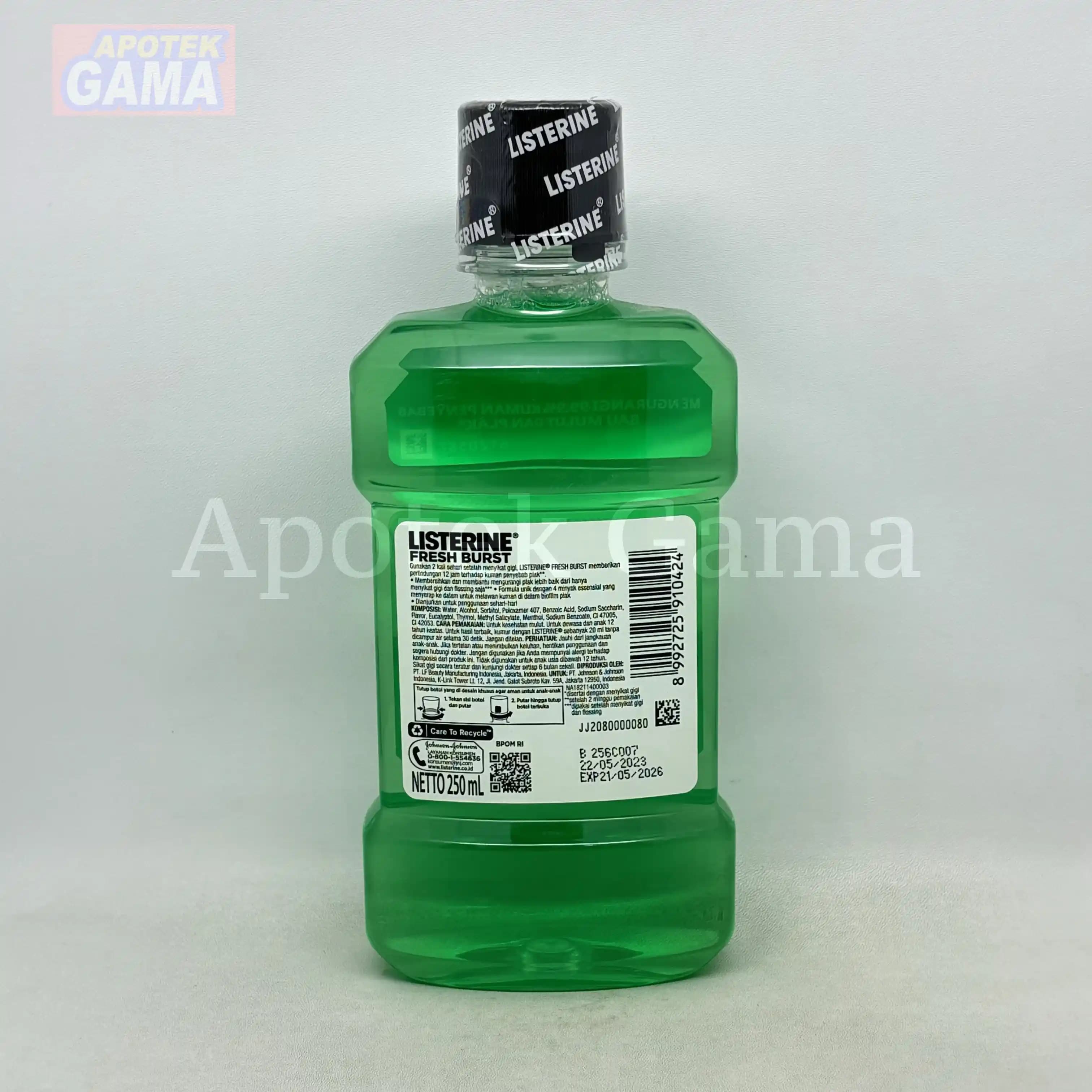 LISTERINE FRESH BURST 250ML 4