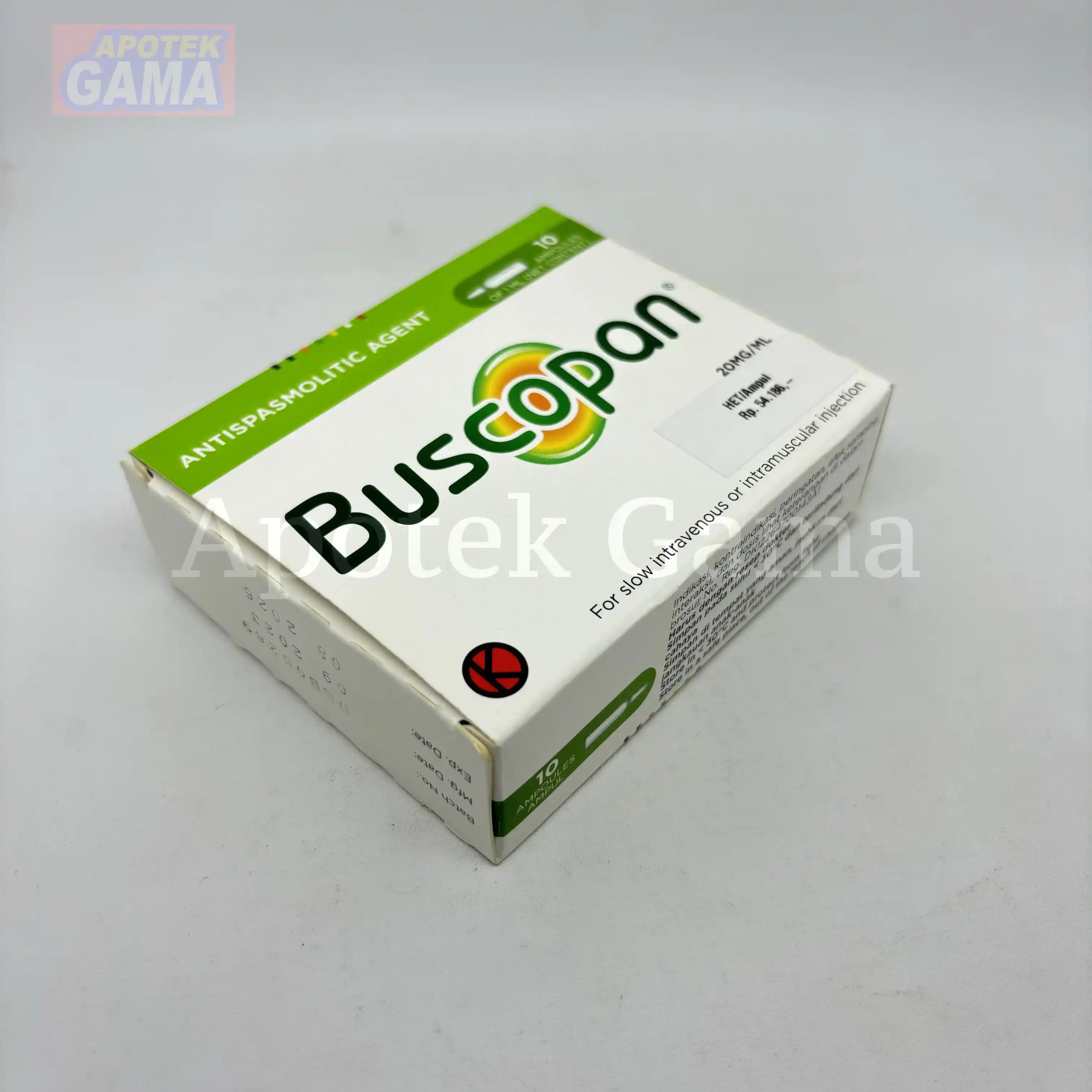 BUSCOPAN INJ 20 MG
