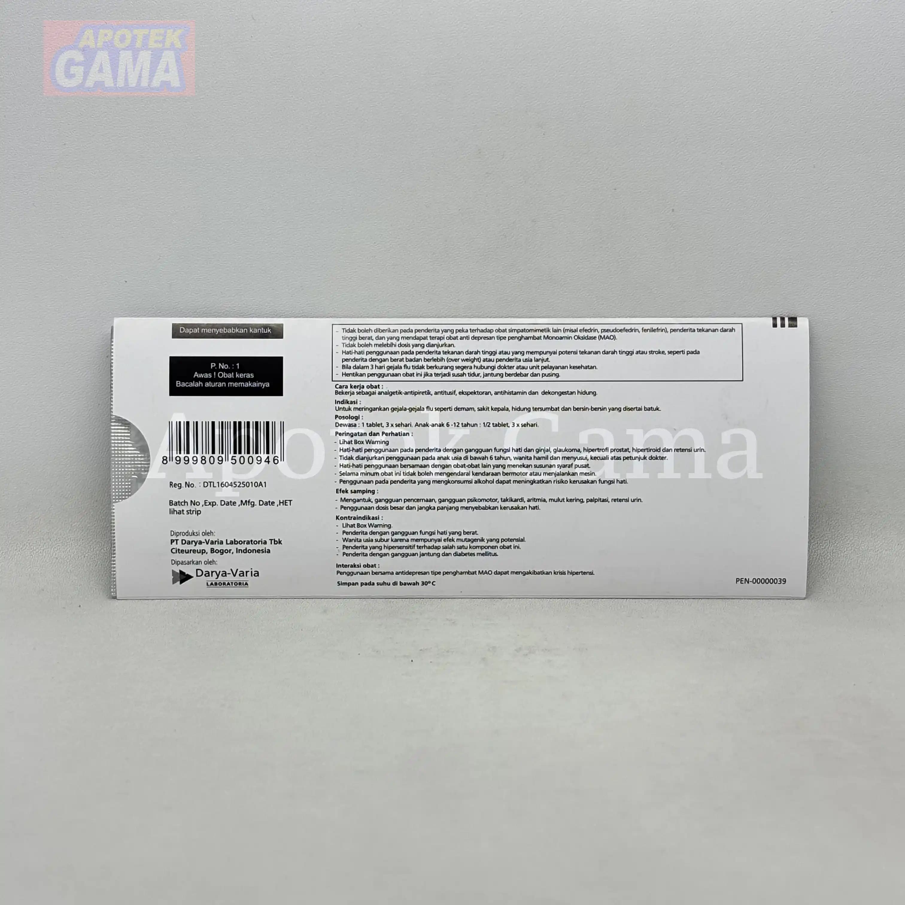 PARATUSIN TAB  4
