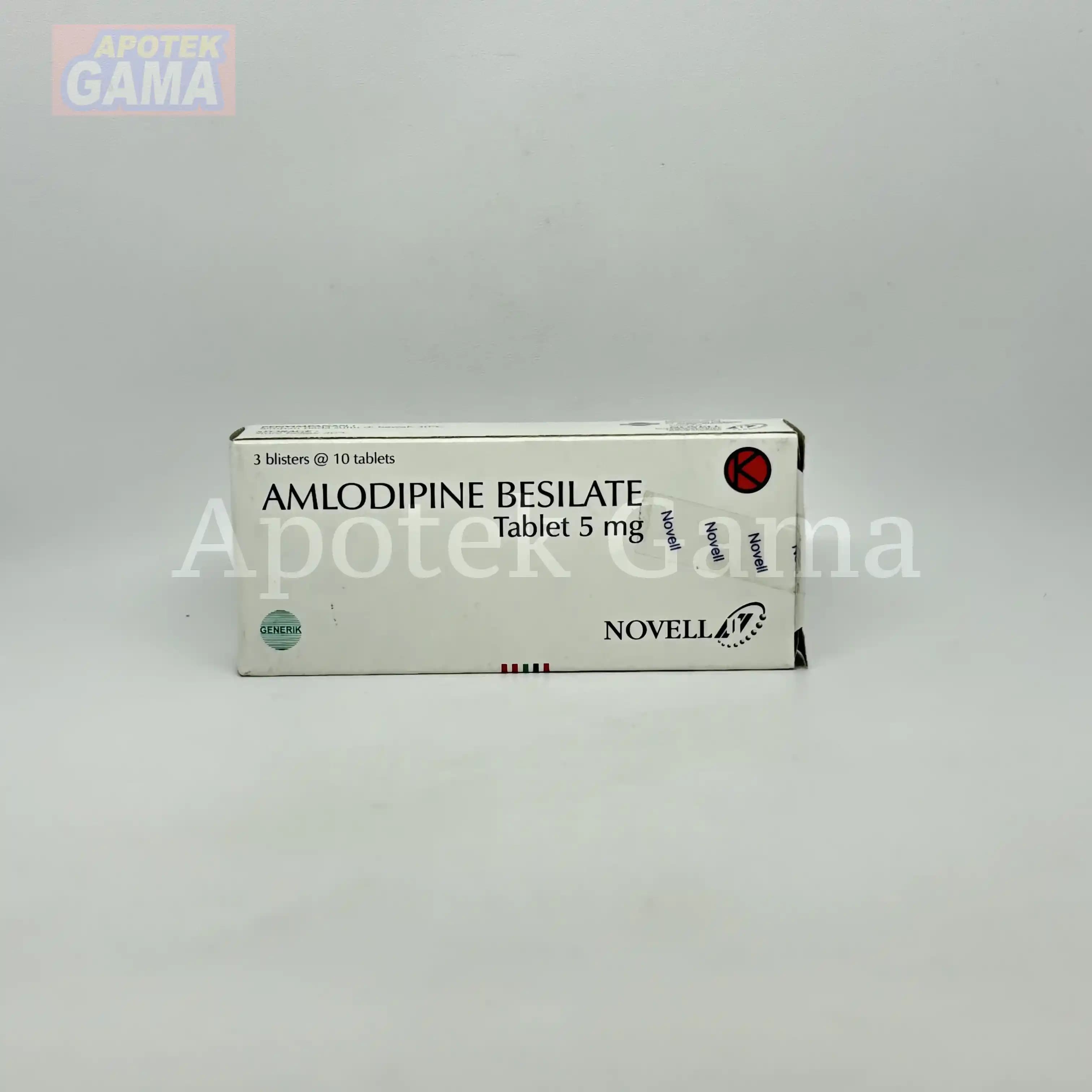 AMLODIPINE TAB 5 MG BRANDED NOVEL 2