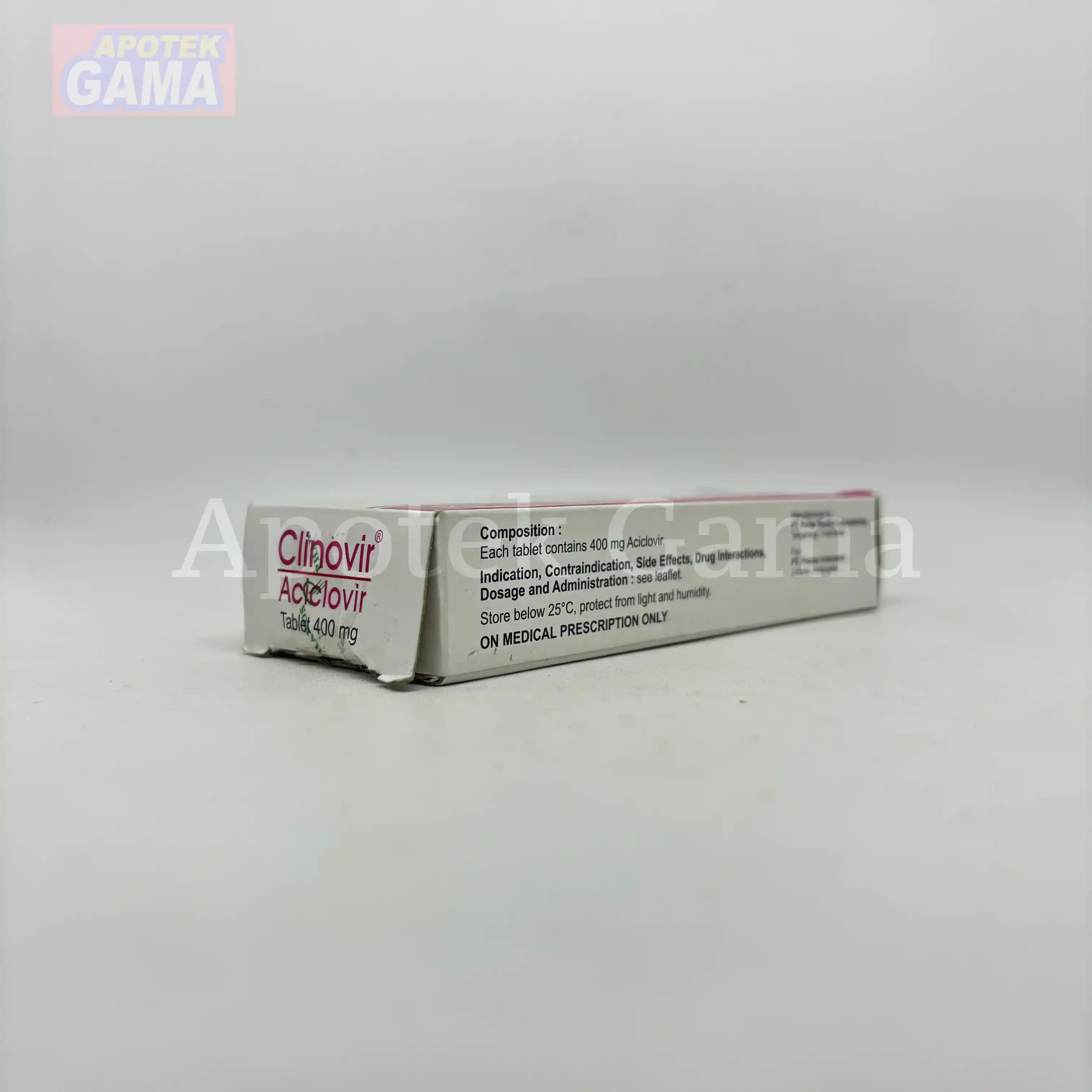 CLINOVIR 400MG TAB 4