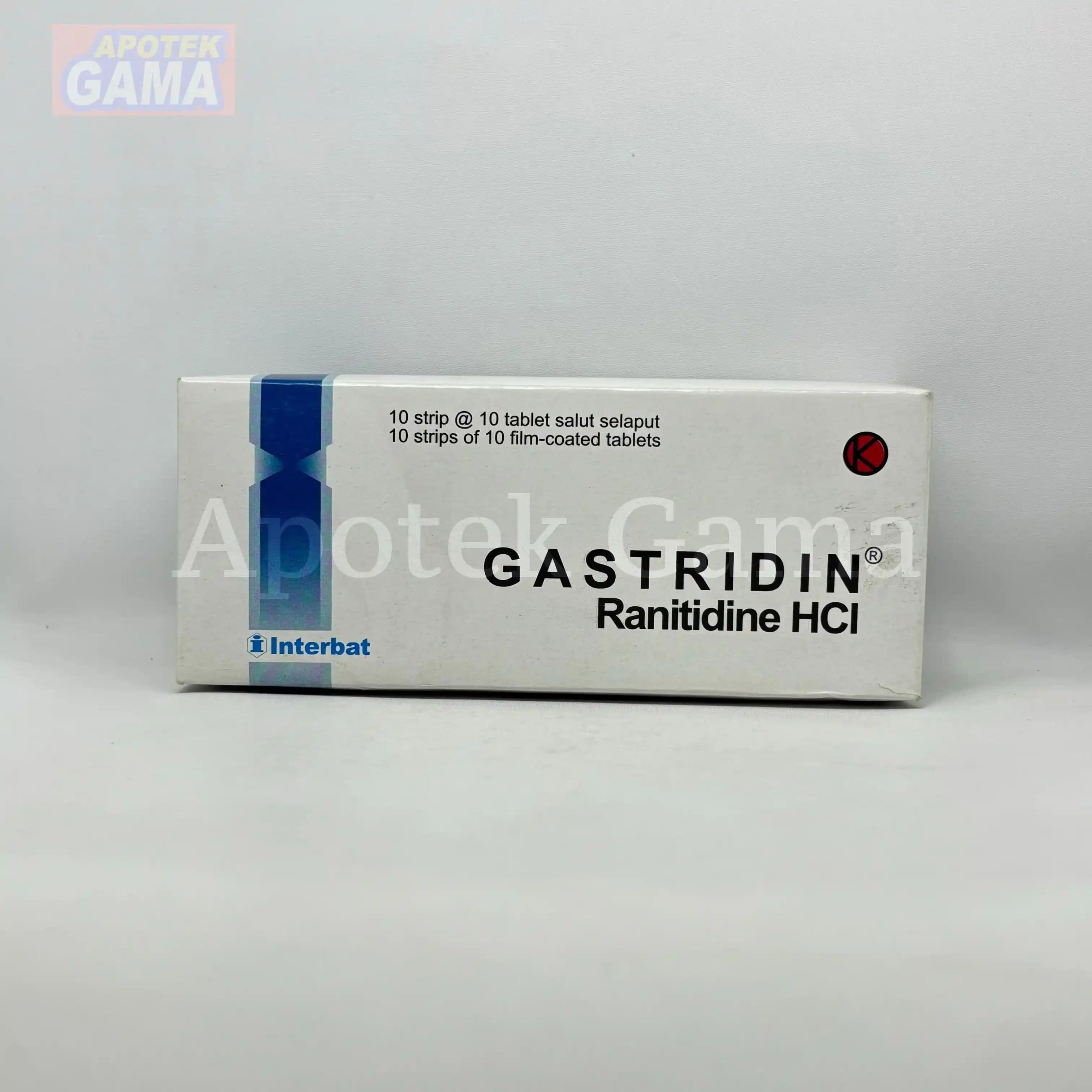 GASTRIDIN TAB/100 4
