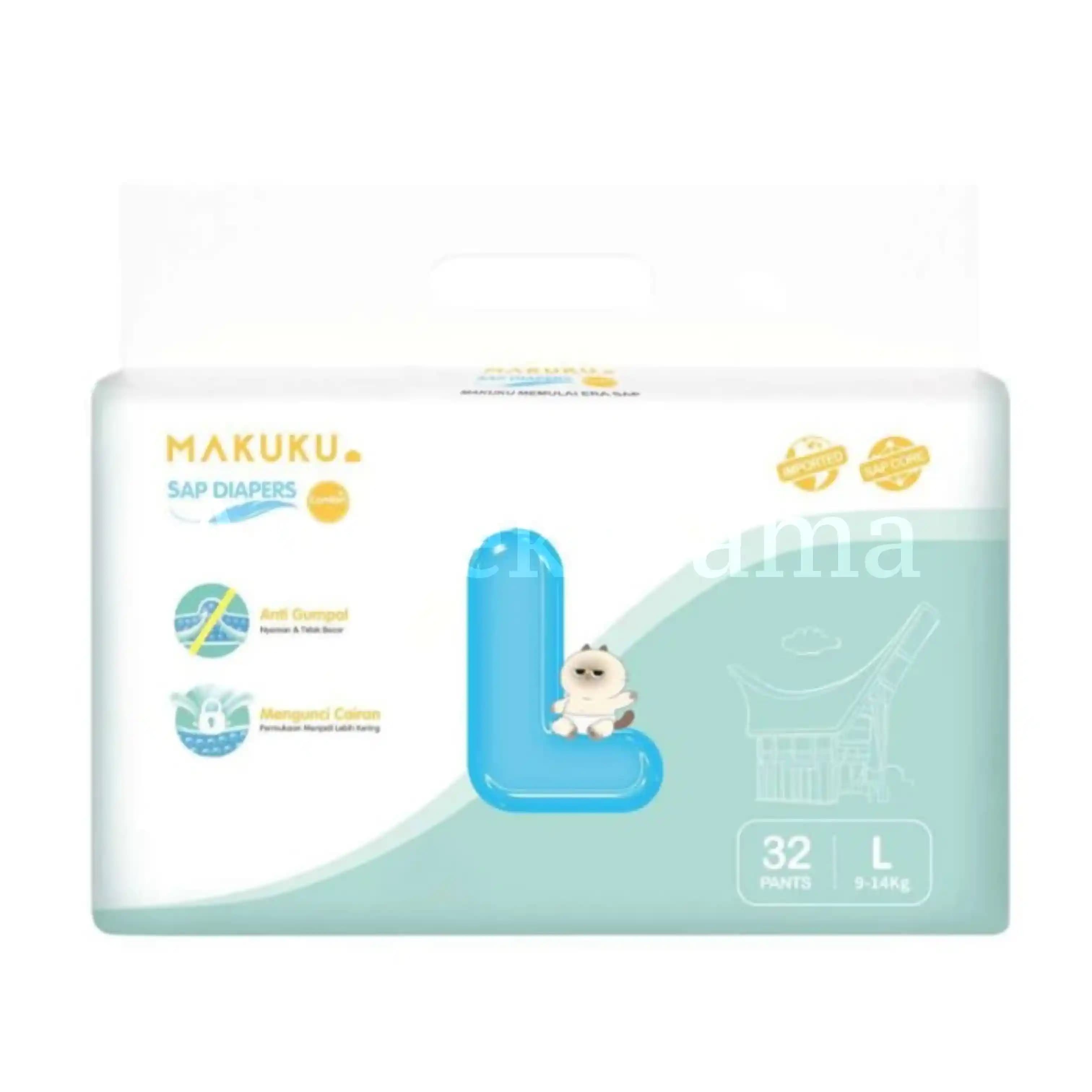 MAKUKU DIAPERS COMFORT L 32 2