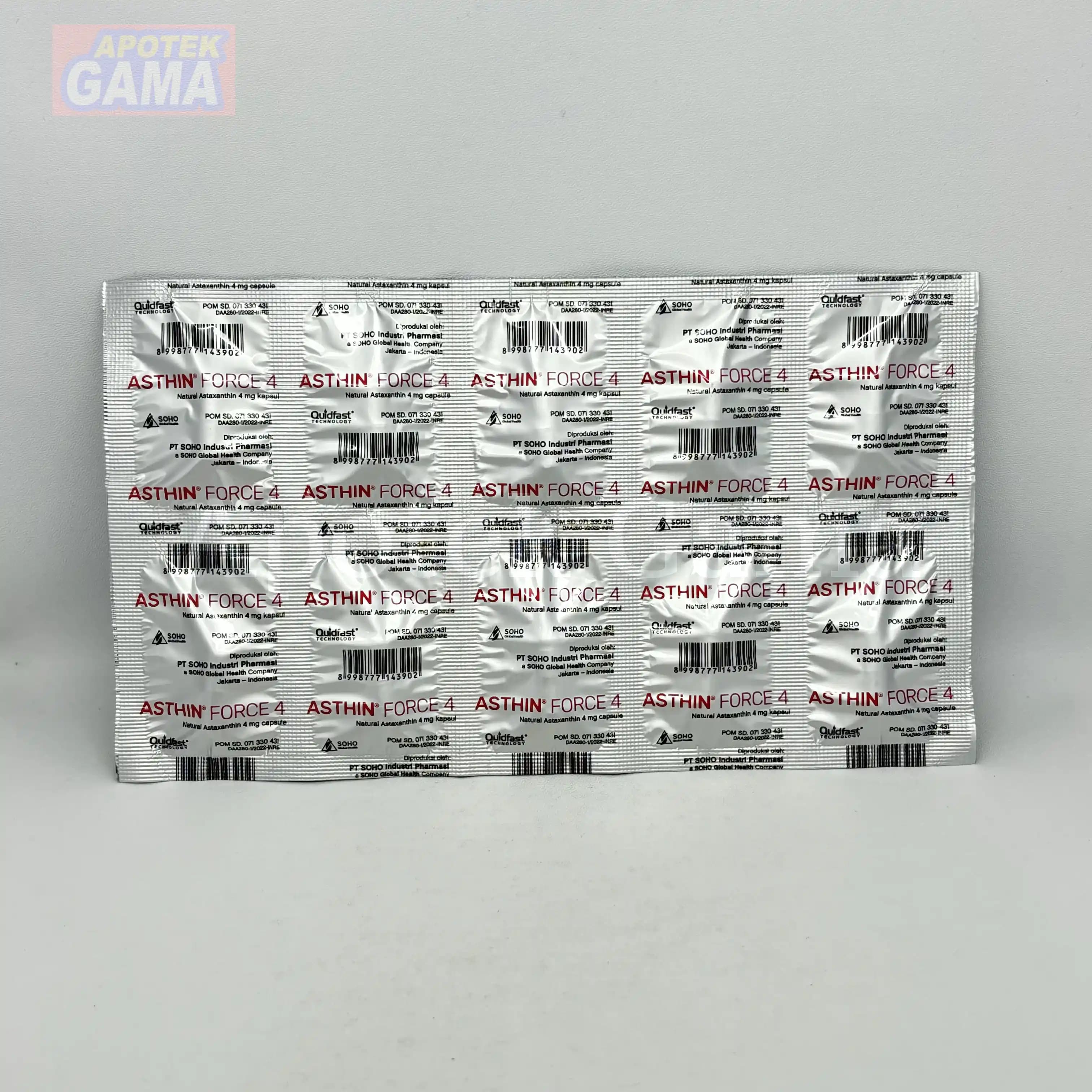 ASTHIN FORCE 4 MG KAP 3