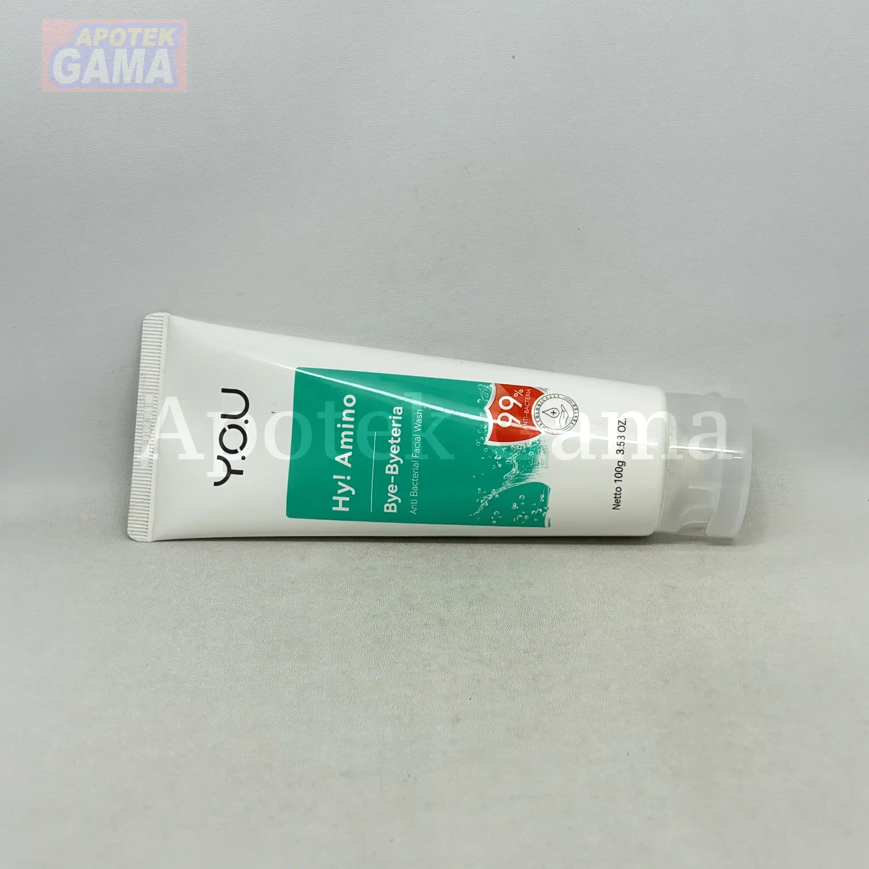 YOU HY AMINO ANTI BACTERIAL FACIAL WASH 100 GR 3