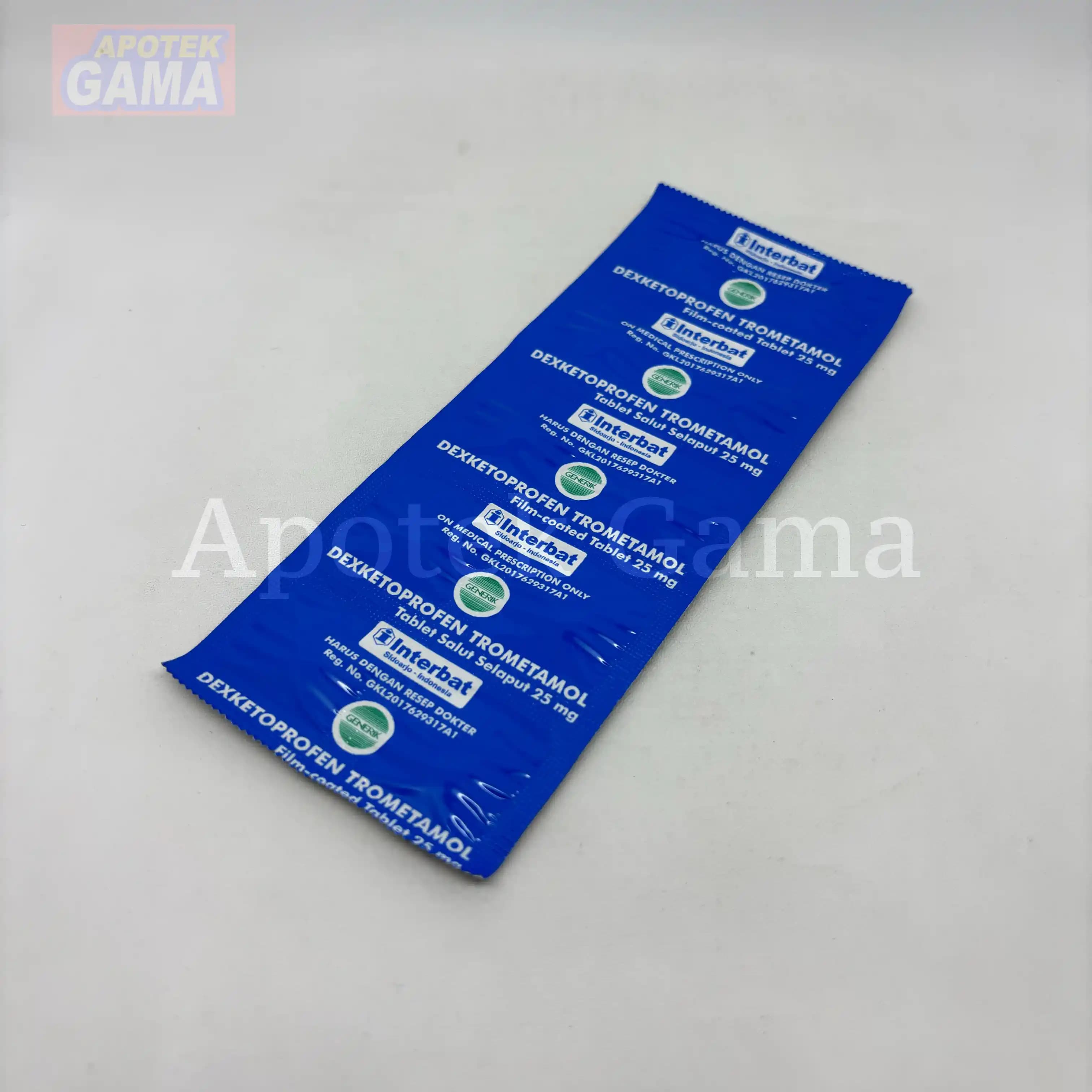 DEXKETOPROFEN TROMETAMOL TAB 25