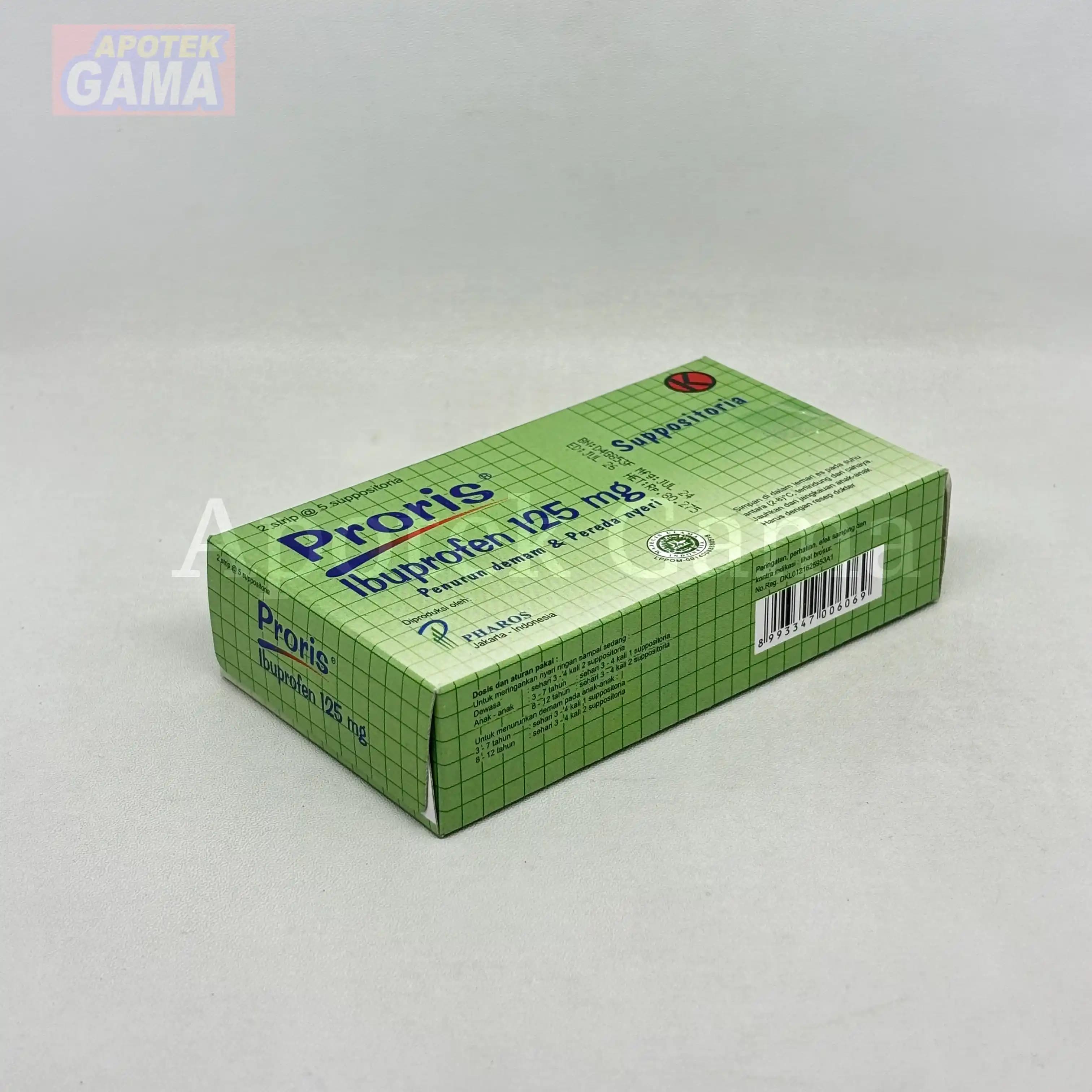 PRORIS SUPP 125MG