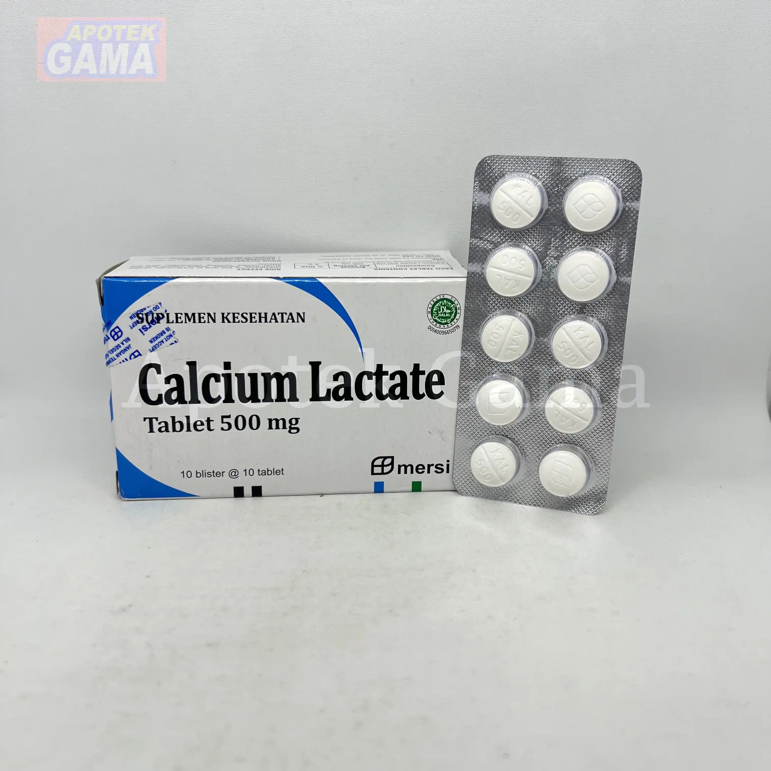 CALCIUM LACTATE 500 MG TABLET 5