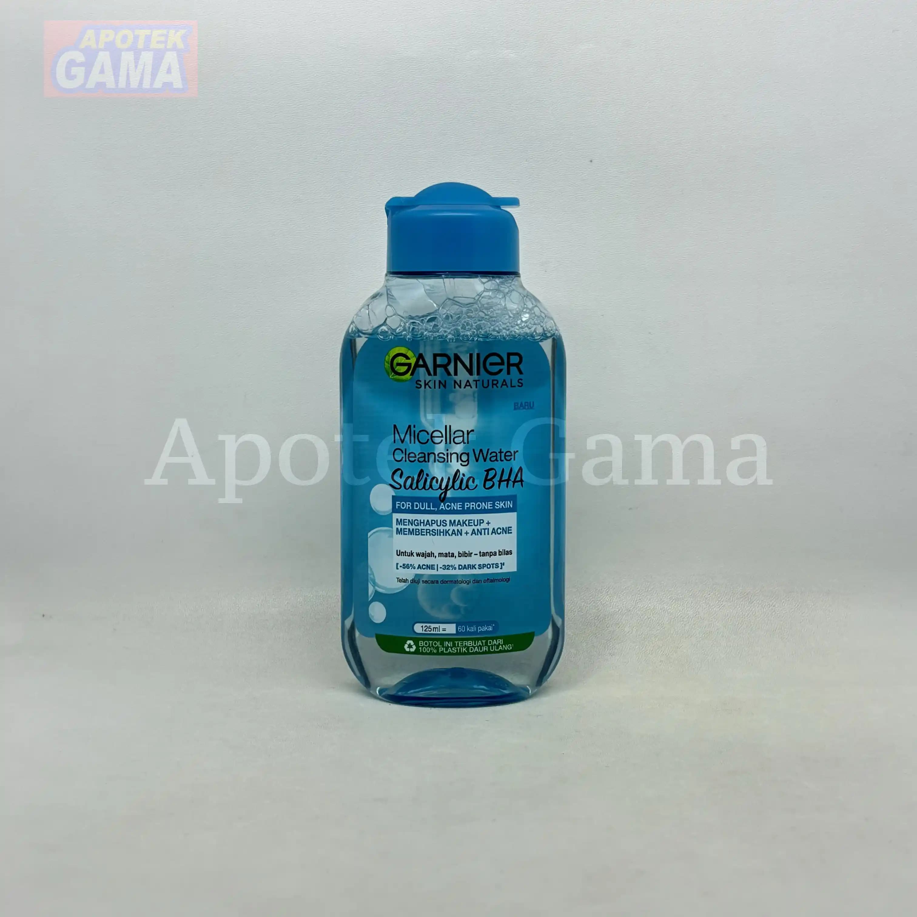 GARNIER MICELLAR WATER SALICYLIC BHA BLUE 125 ML 4