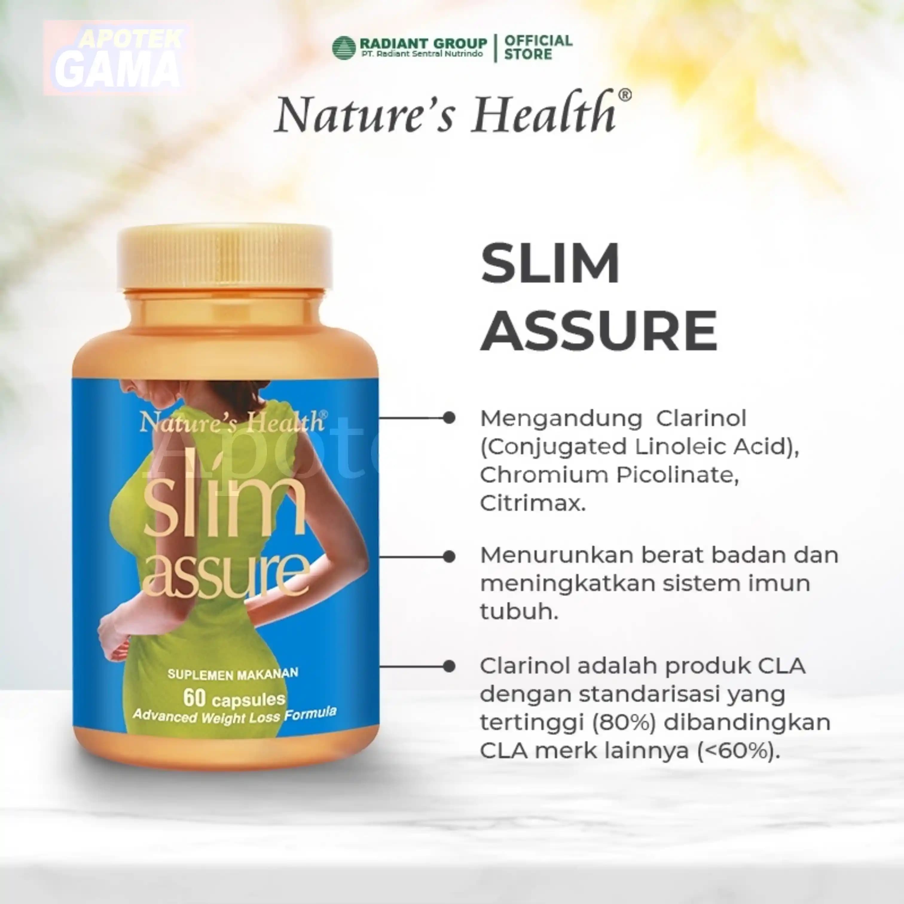 NATURES HEALTH SLIM ASSURE 60S