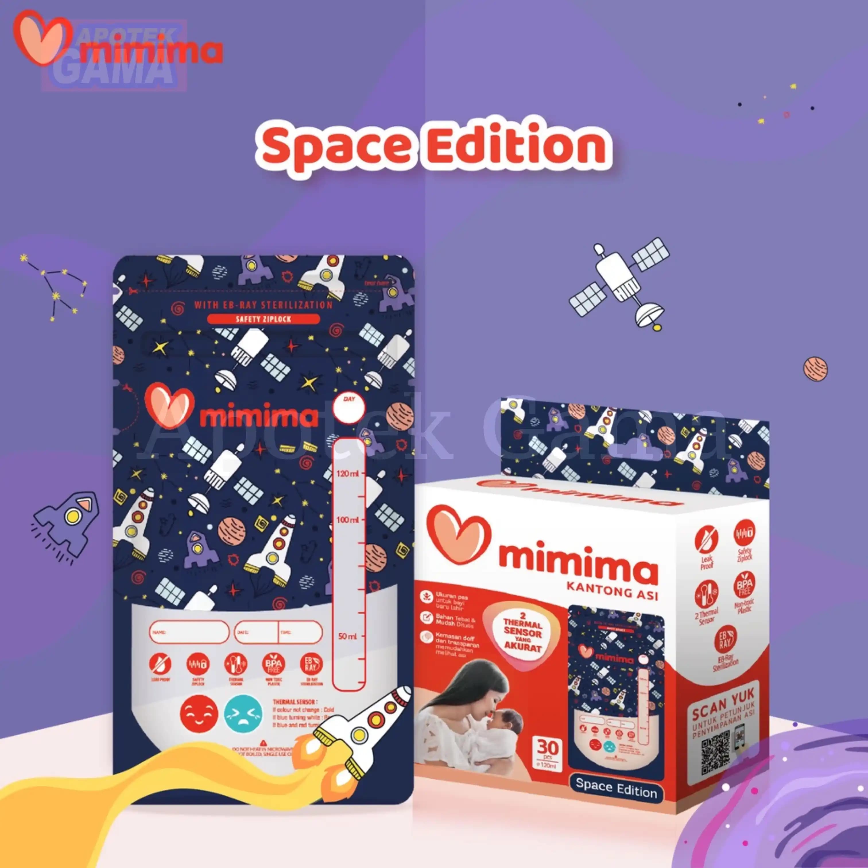 MIMIMA KANTONG ASI SPACE EDITION 30PCS@120ML