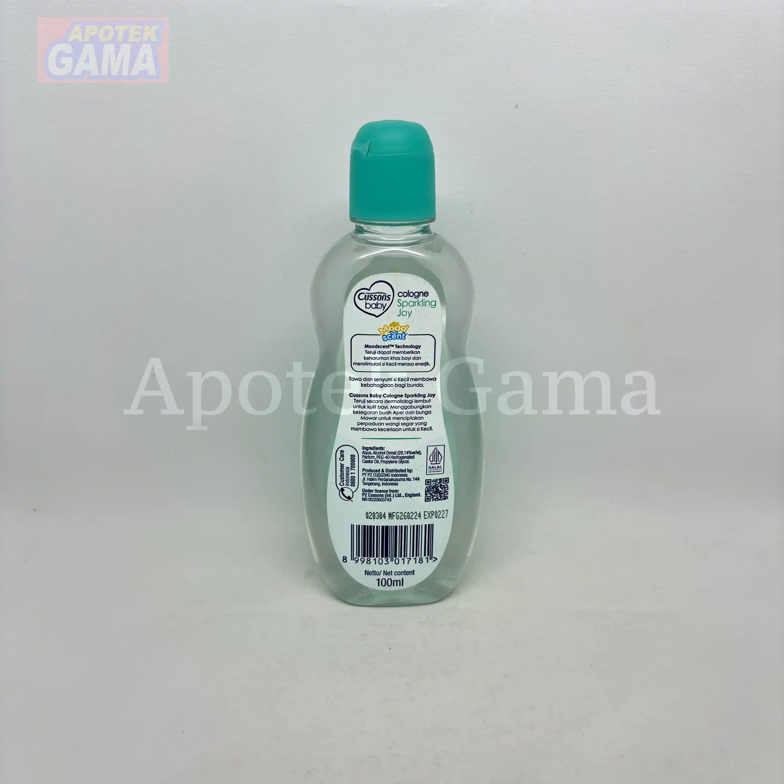 CUSSONS BABY COLOGNE SPARKLING JOY 100 ML 5