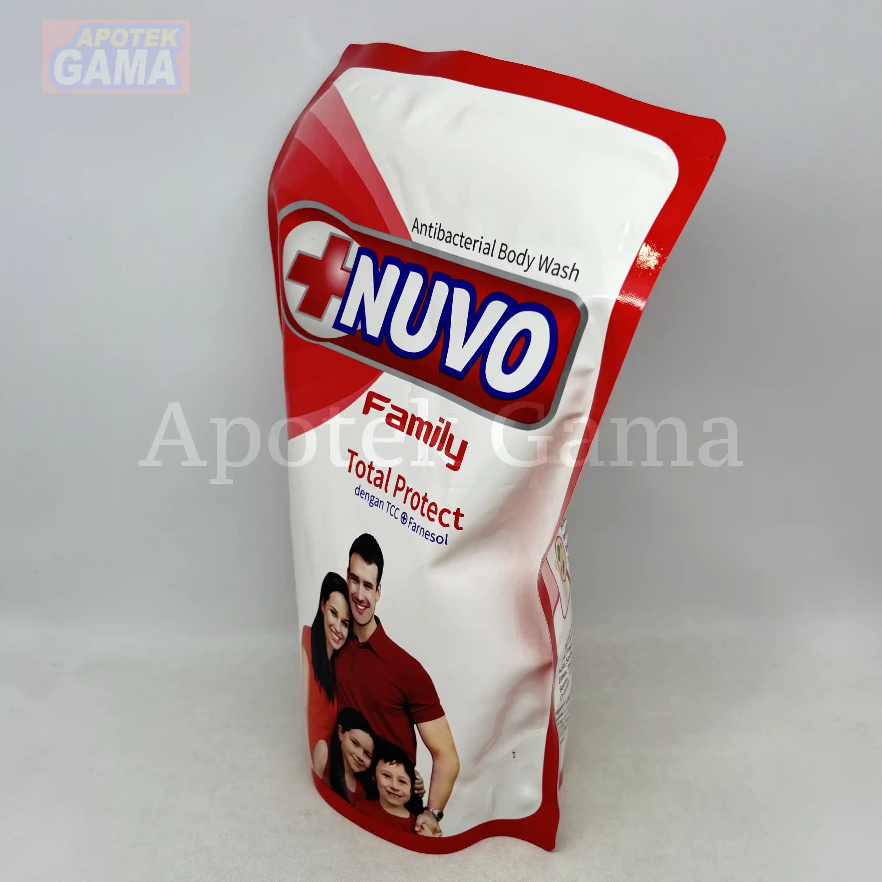 NUVO FAMILY LIQUID SOAP MERAH REFIL 450ML