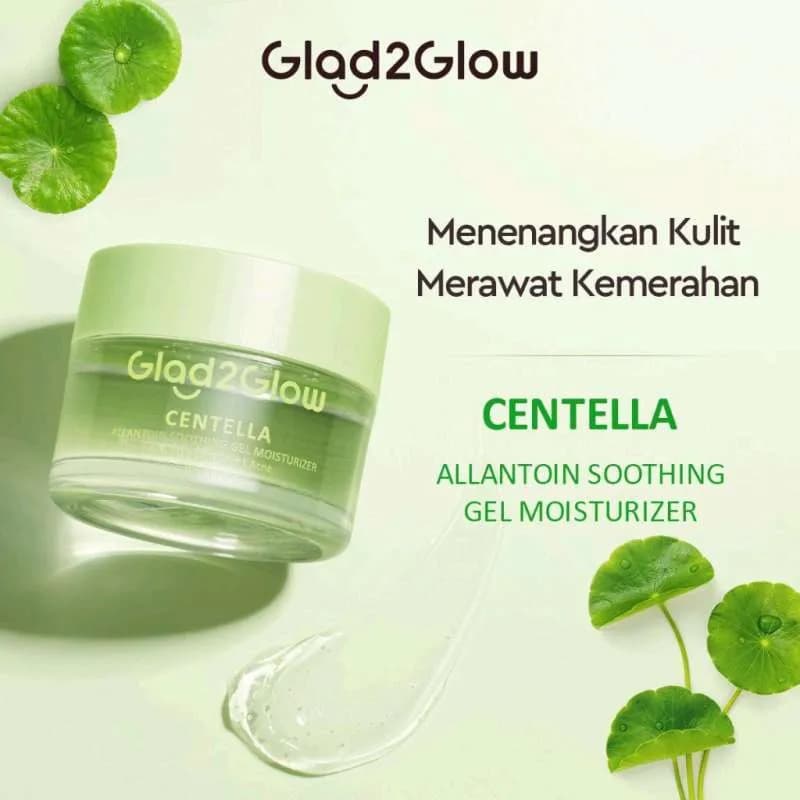 GLAD2GLOW CENTELLA ALLANTOIN SOOTHING GEL MOISTURIZER 30GR 2